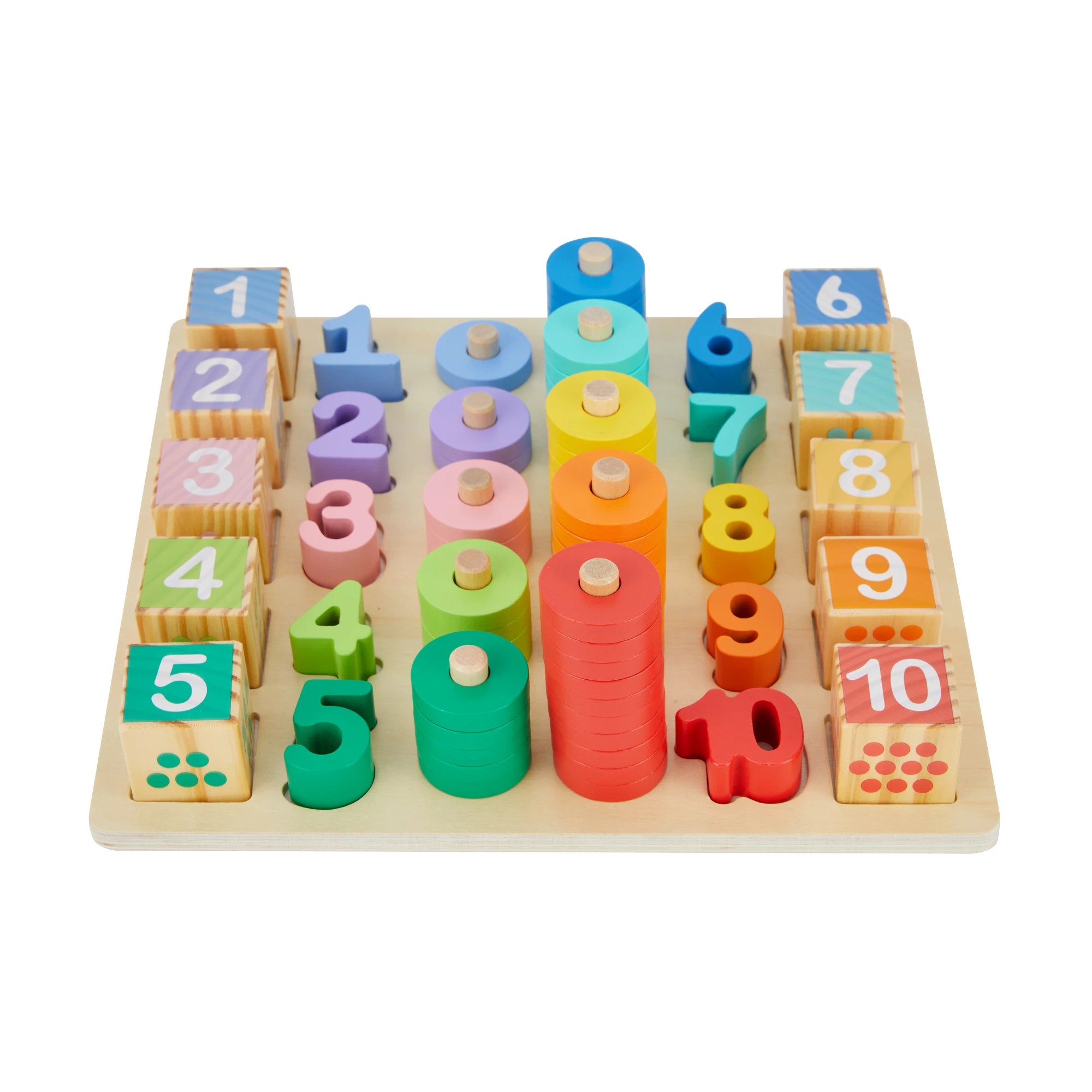 3 Wooden Play: Wooden Mega Stack and Count, 3 of 9