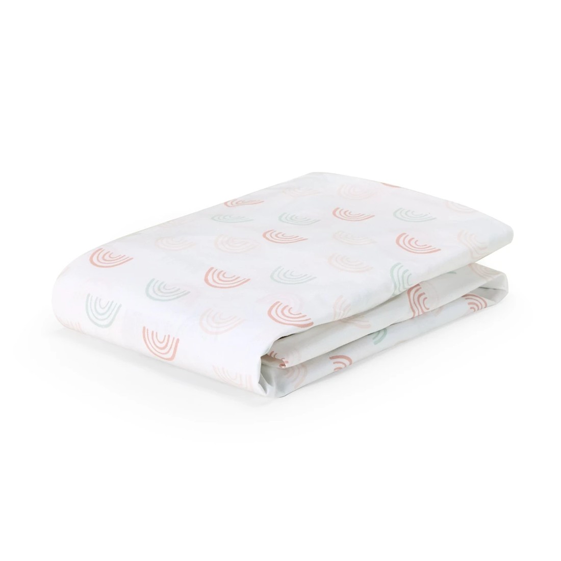 3 2 Pack Organic Cotton Fitted Cot Sheets - Rainbow and Pink Gingham, 3 of 6