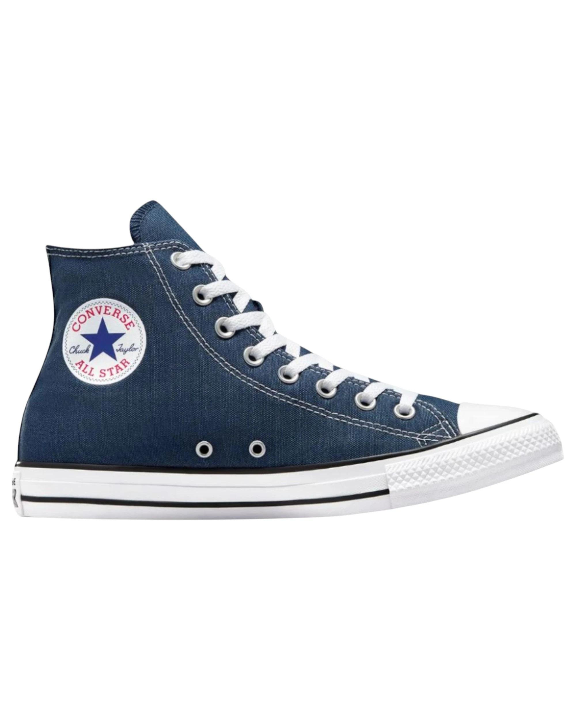 1 Converse Unisex Chuck Taylor All Star Classic High Top Canvas Shoes NAVY, 1 of 10