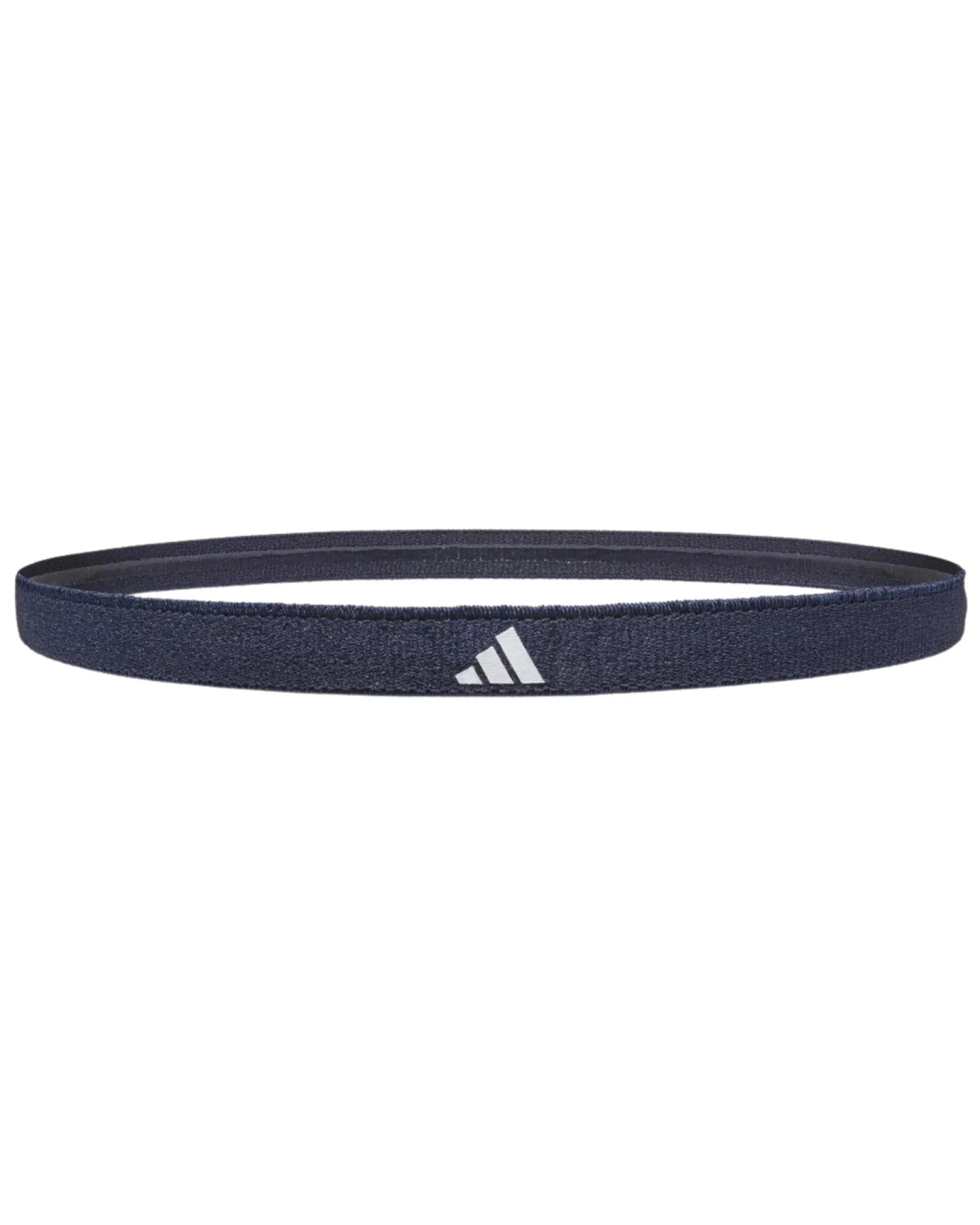 3 Adidas 3pcs Sports Headband Hair Bands Gym Training Fitness Yoga in Grey/Coral/Navy, 3 of 5