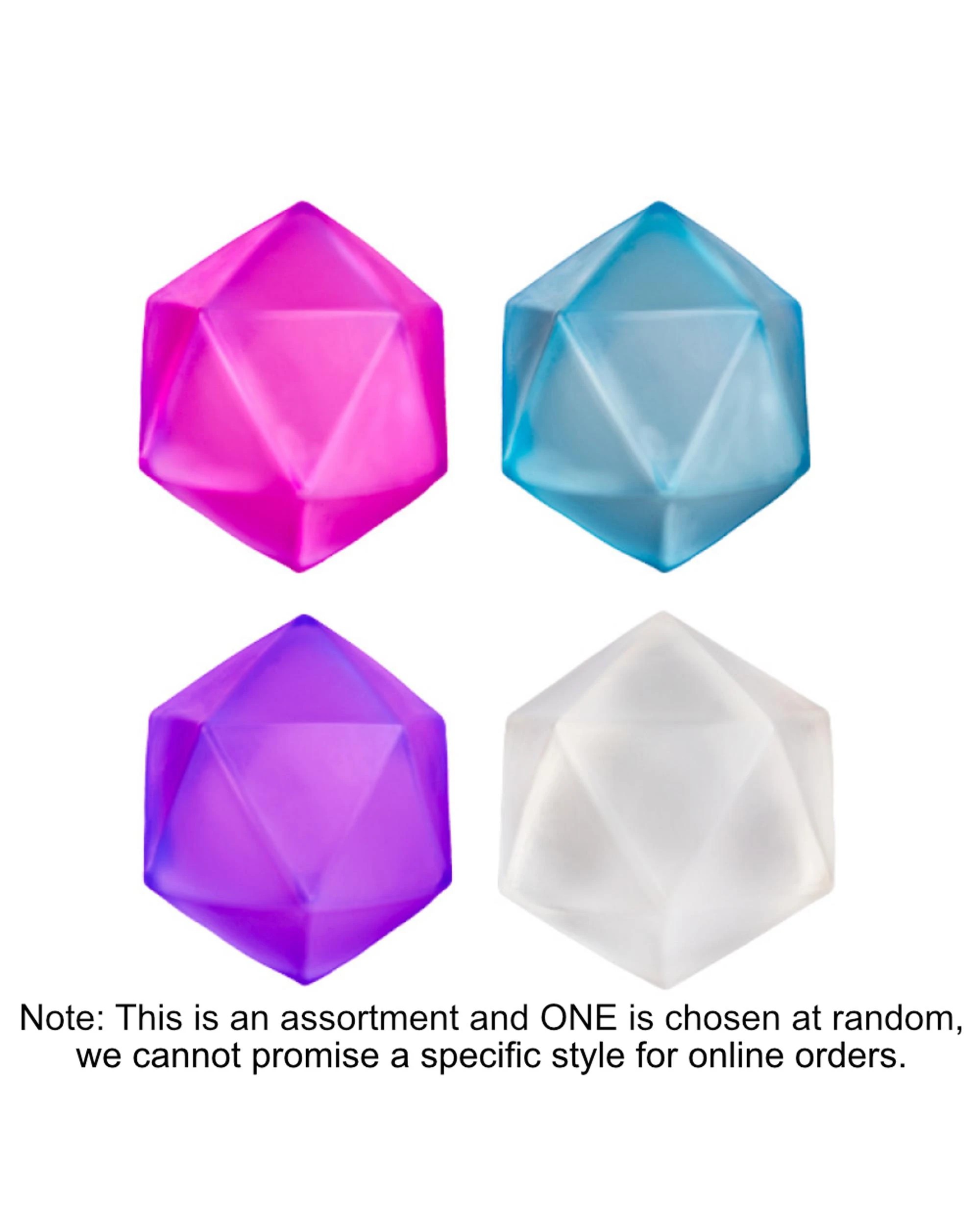 2 Smoosho's Polyhedron Jelly Cube Stress Ball Assortment, 2 of 3