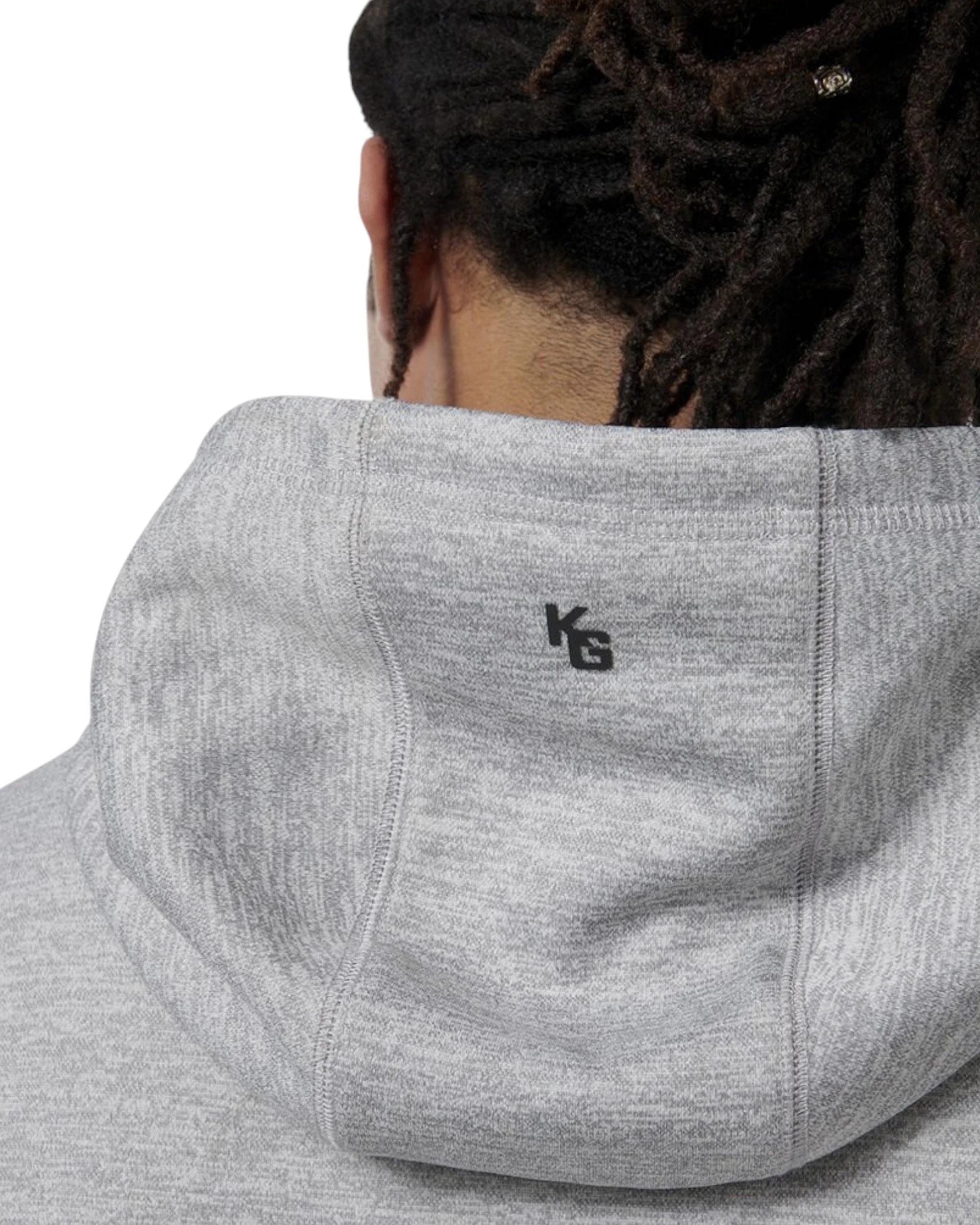 4 KingGee Mens Trademark Tech Pullover Hoodie GREY, 4 of 9