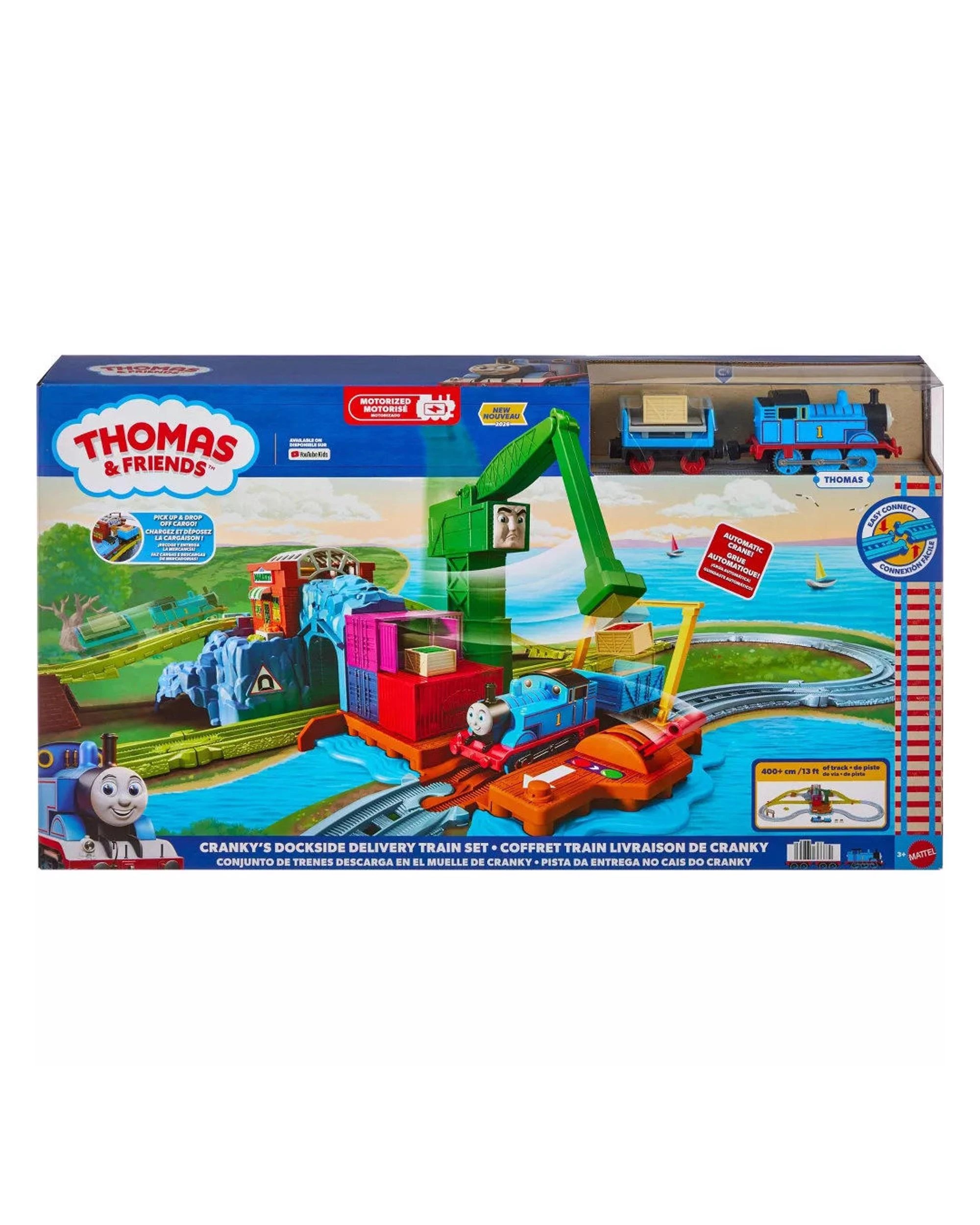 1 Fisher-Price Thomas and Friends Cranky's Dockside Delivery Train Set, 1 of 6