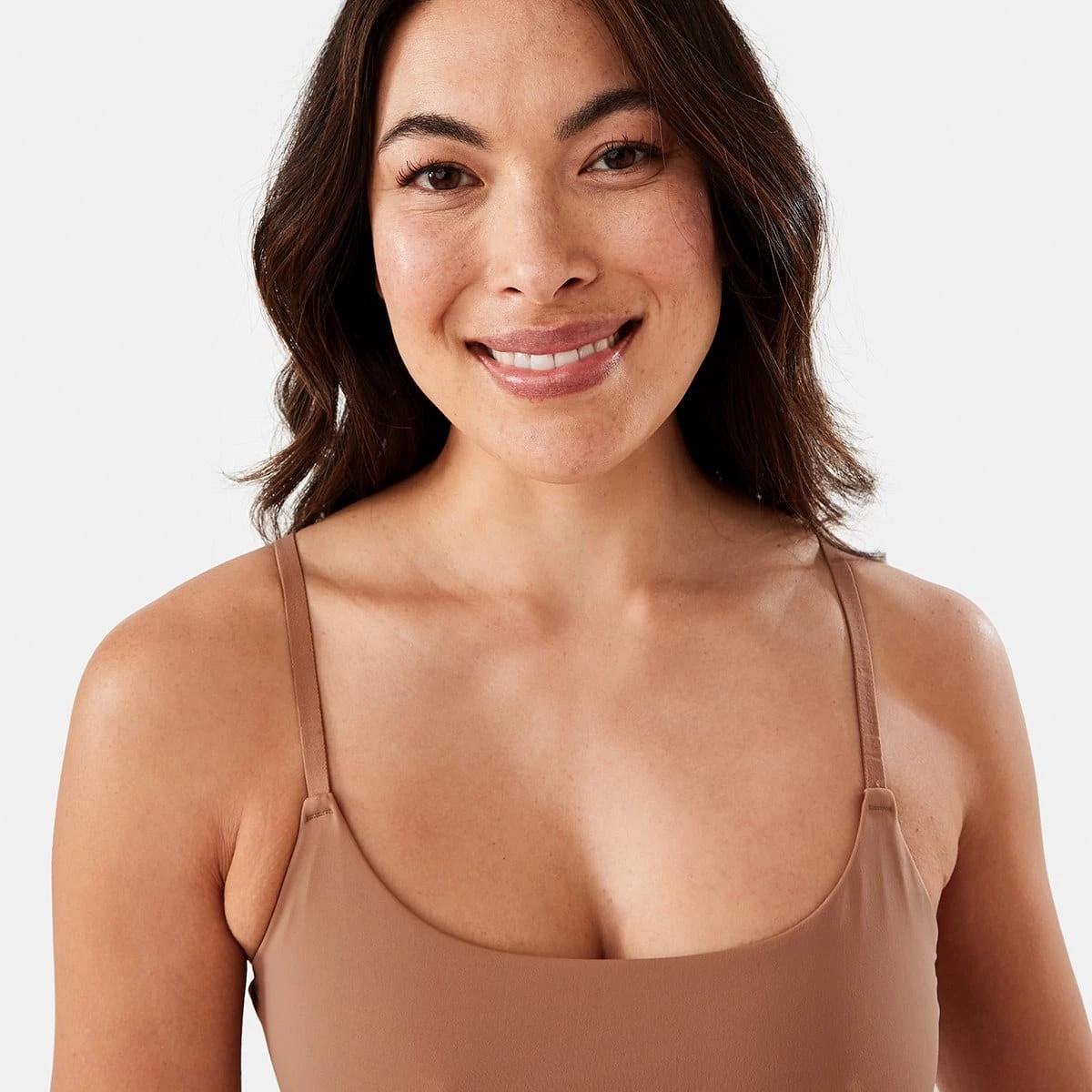 4 Scoop Neck Crop Bra Clay Beige, 4 of 6