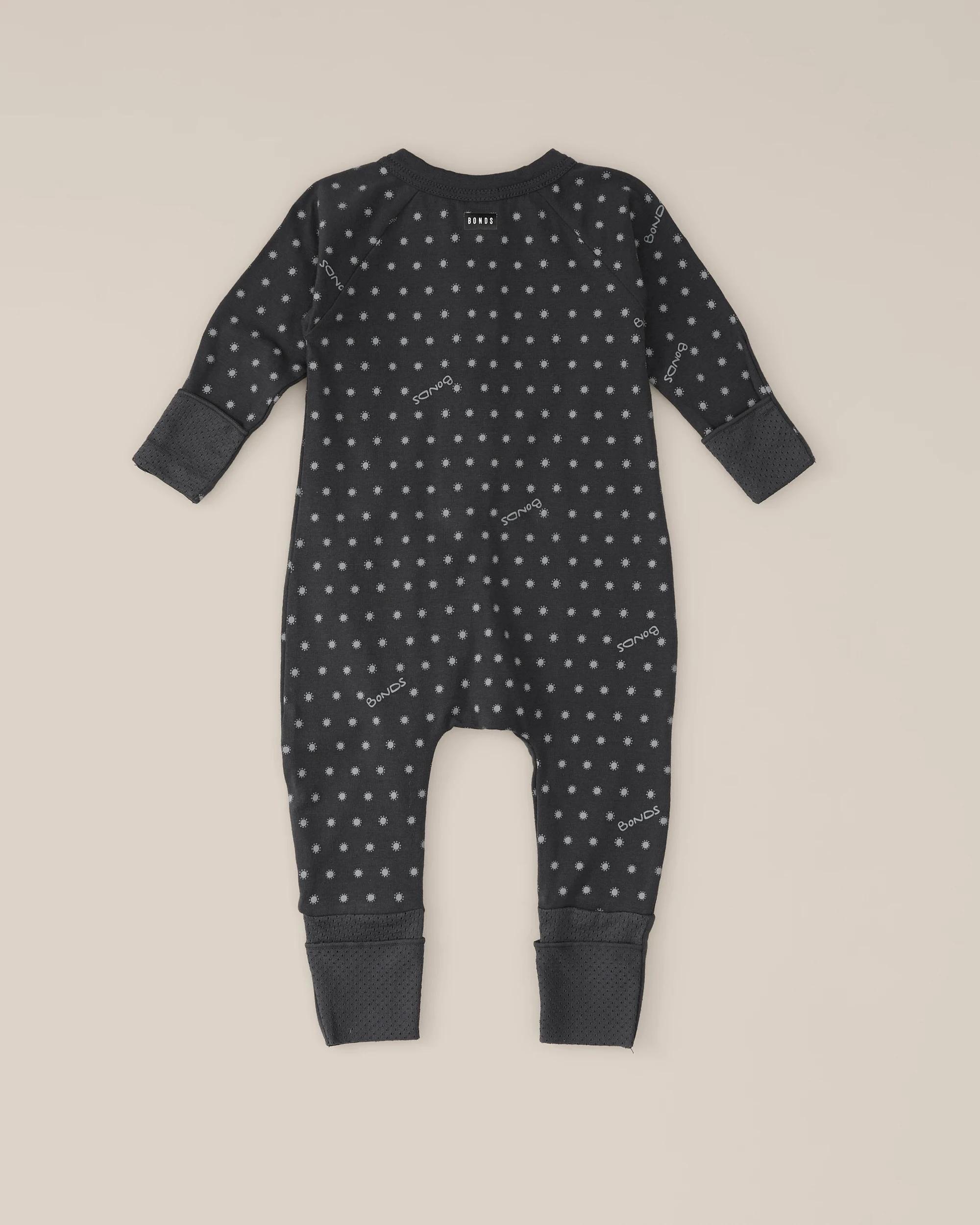 2 Bonds Baby Zip Wondercool Coverall BLACK SOLAR SYSTEM, 2 of 5