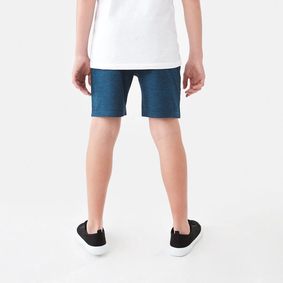 2 Active Kids Knit Shorts Text Blue, 2 of 8