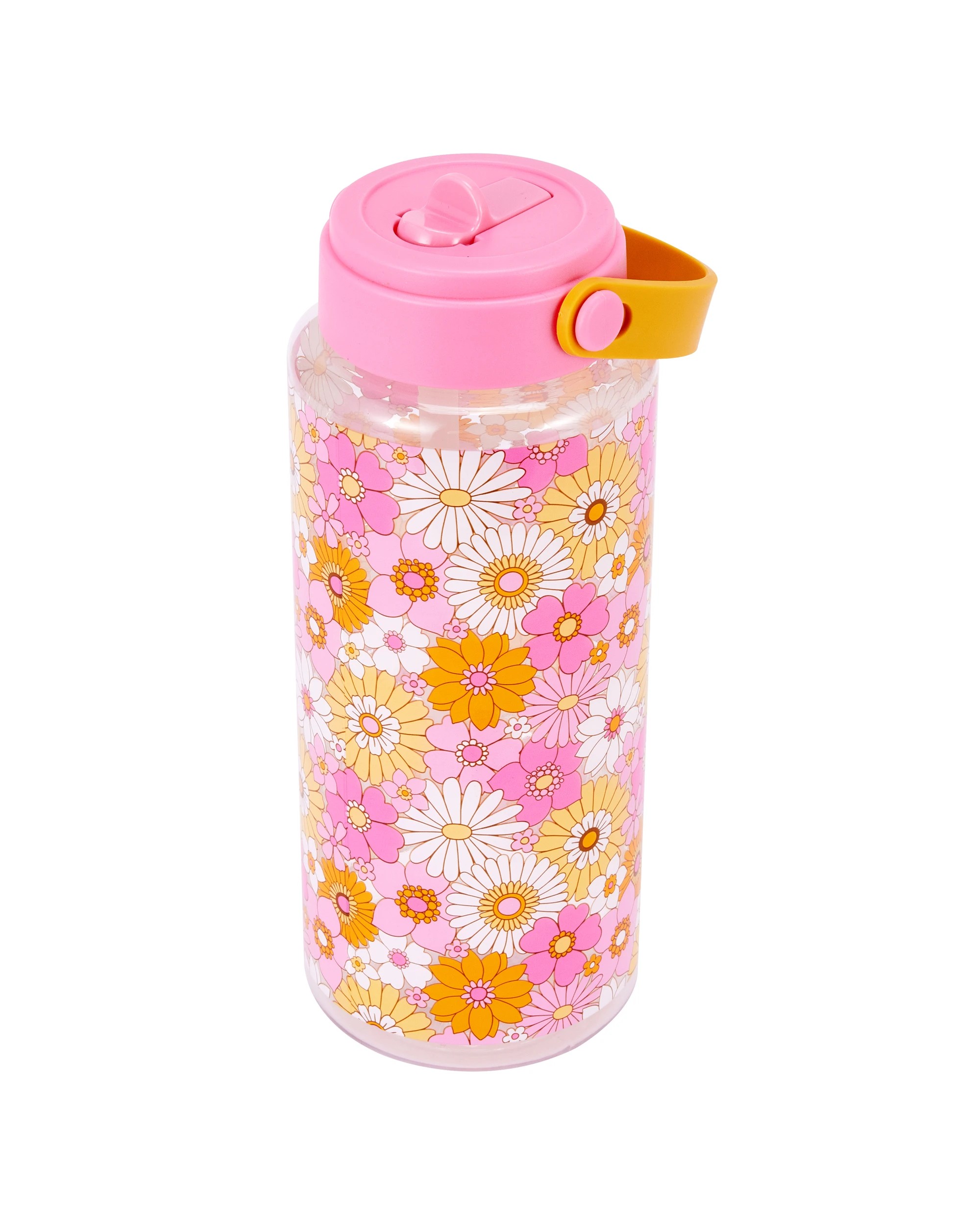 3 1L Drink Bottle with Handle - Flower, 3 of 7