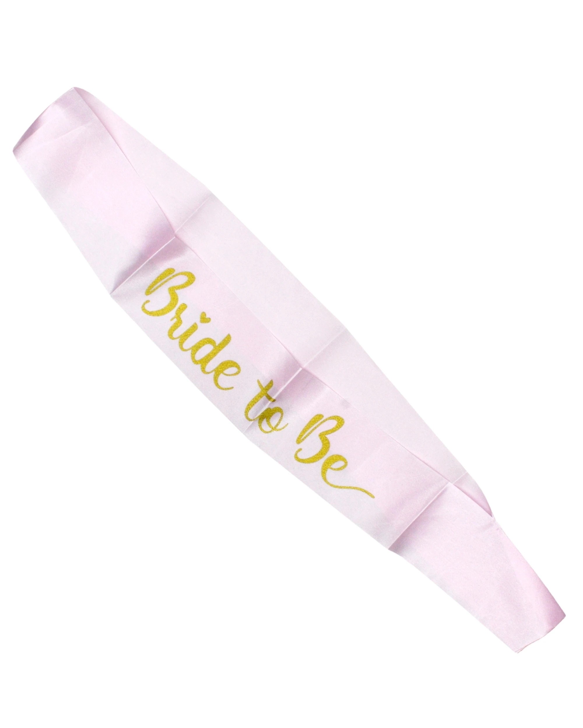 2 JD Party Bride to Be Light Satin Sash - Pink, 2 of 2