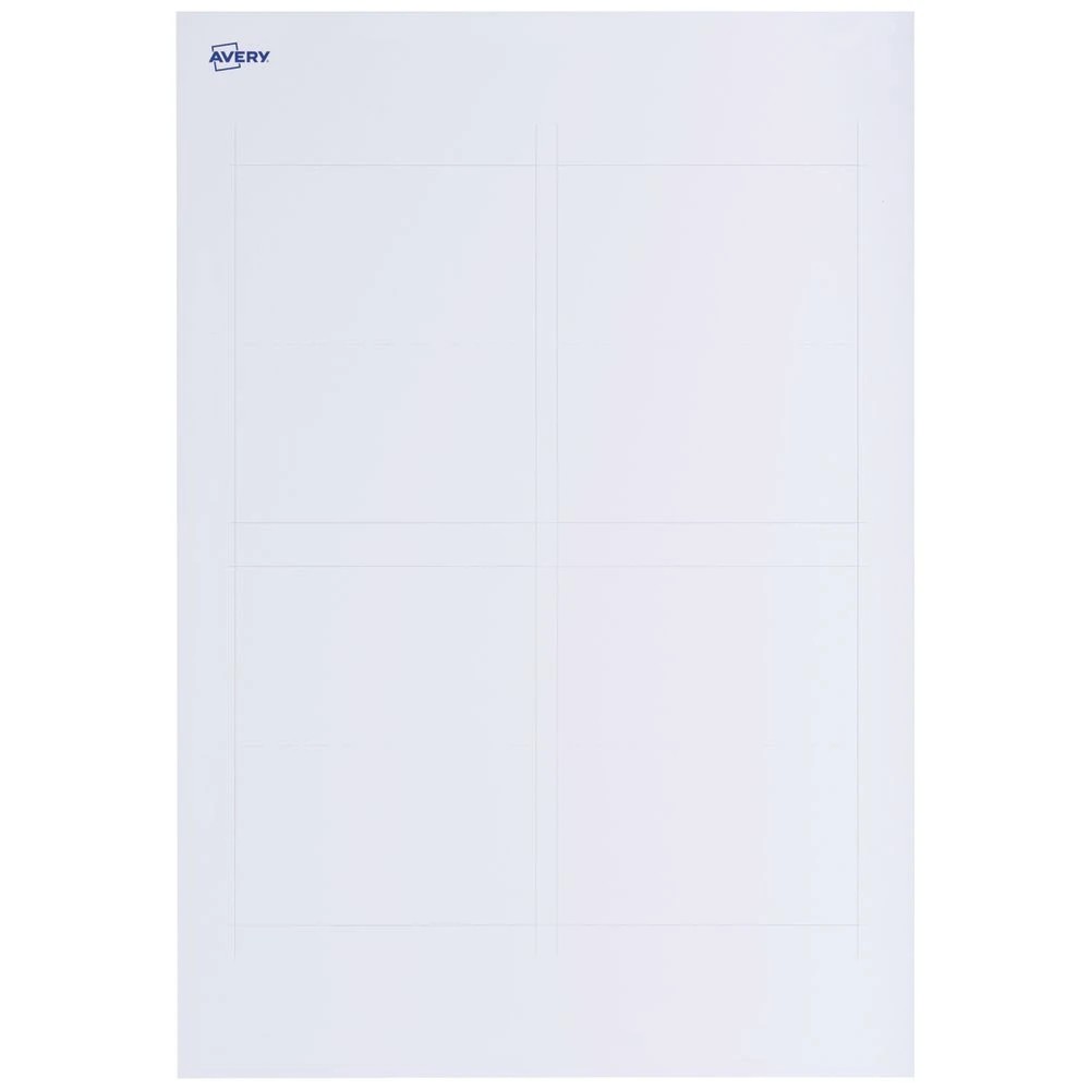 3 Avery Folded Place Cards 85 x 50mm 40 Pack, 3 of 6