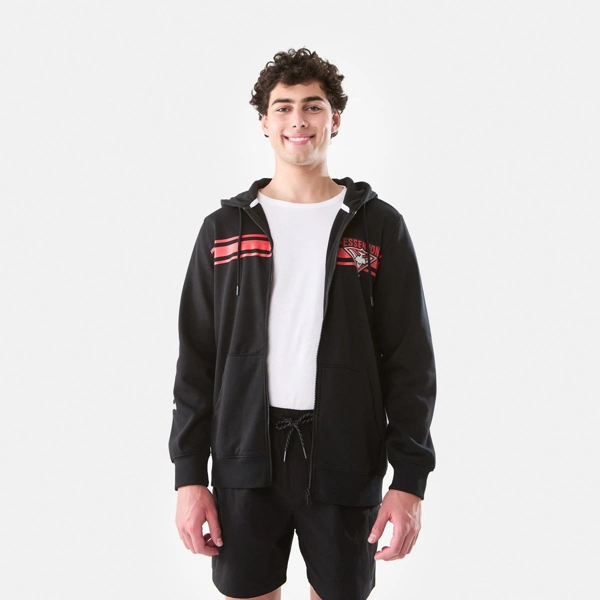2 Official AFL Adult Zip Through Hoodie Essendon, 2 of 9