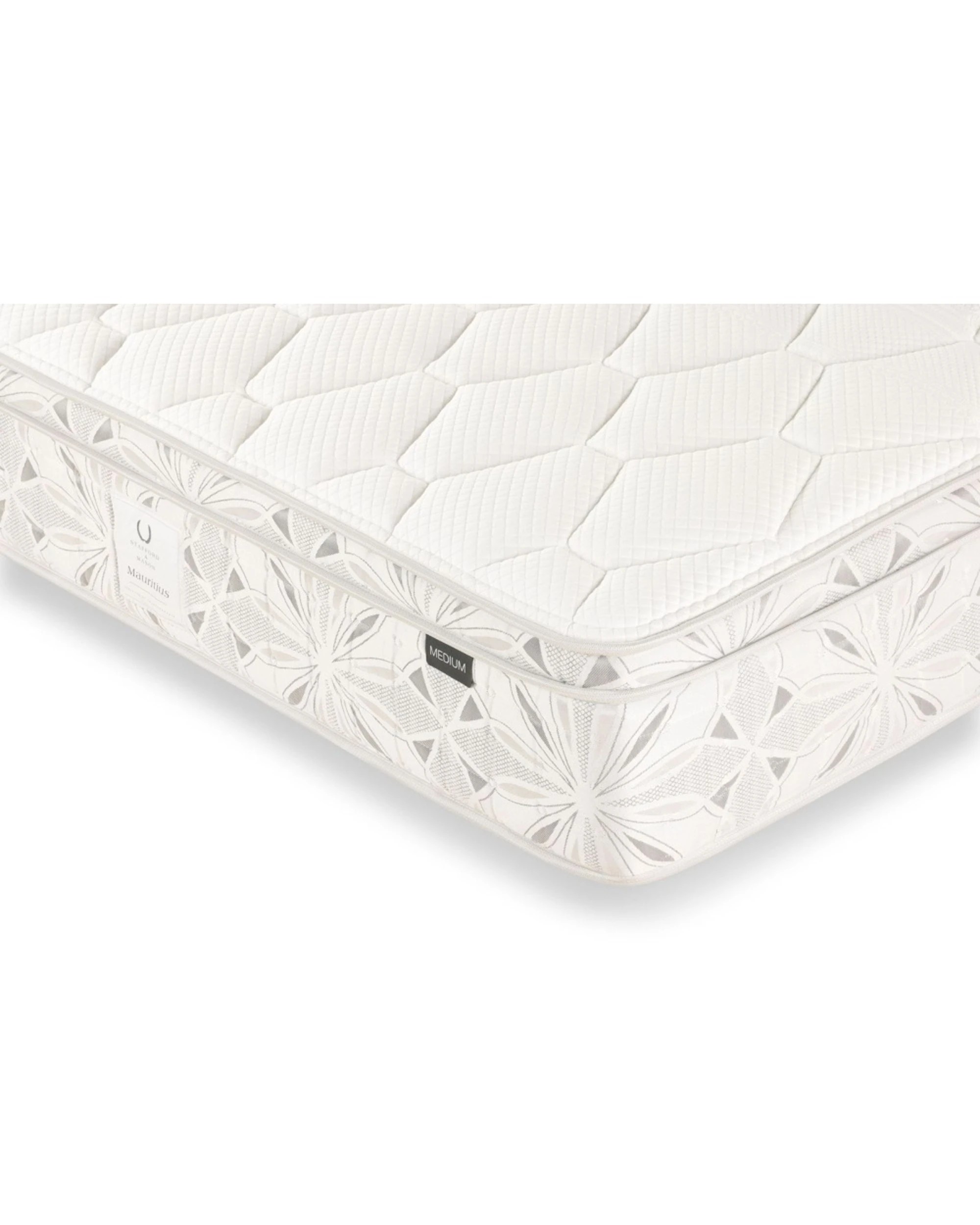 5 Stafford & Mason Mauritius Medium Australian Made Mattress 3-Zone Pocket Spring - Queen Bed - White, 5 of 7