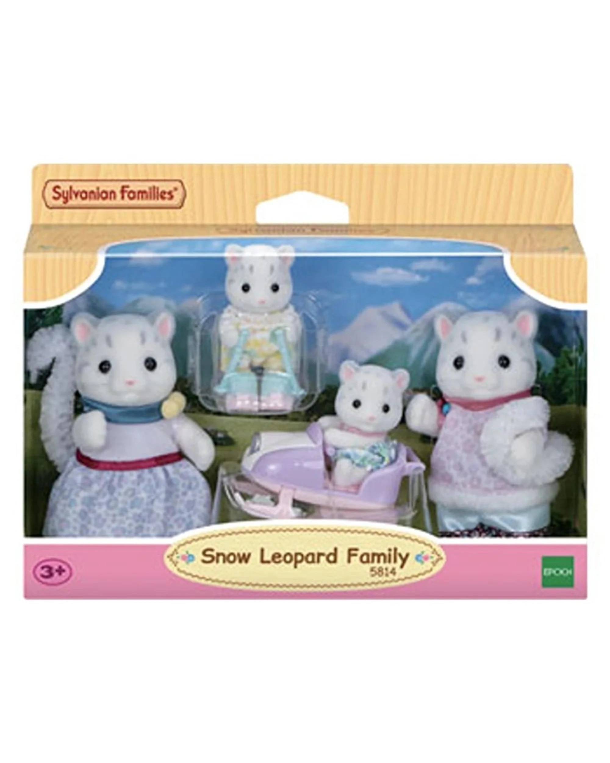 1 Sylvanian Families Snow Leopard Family - 5814, 1 of 6