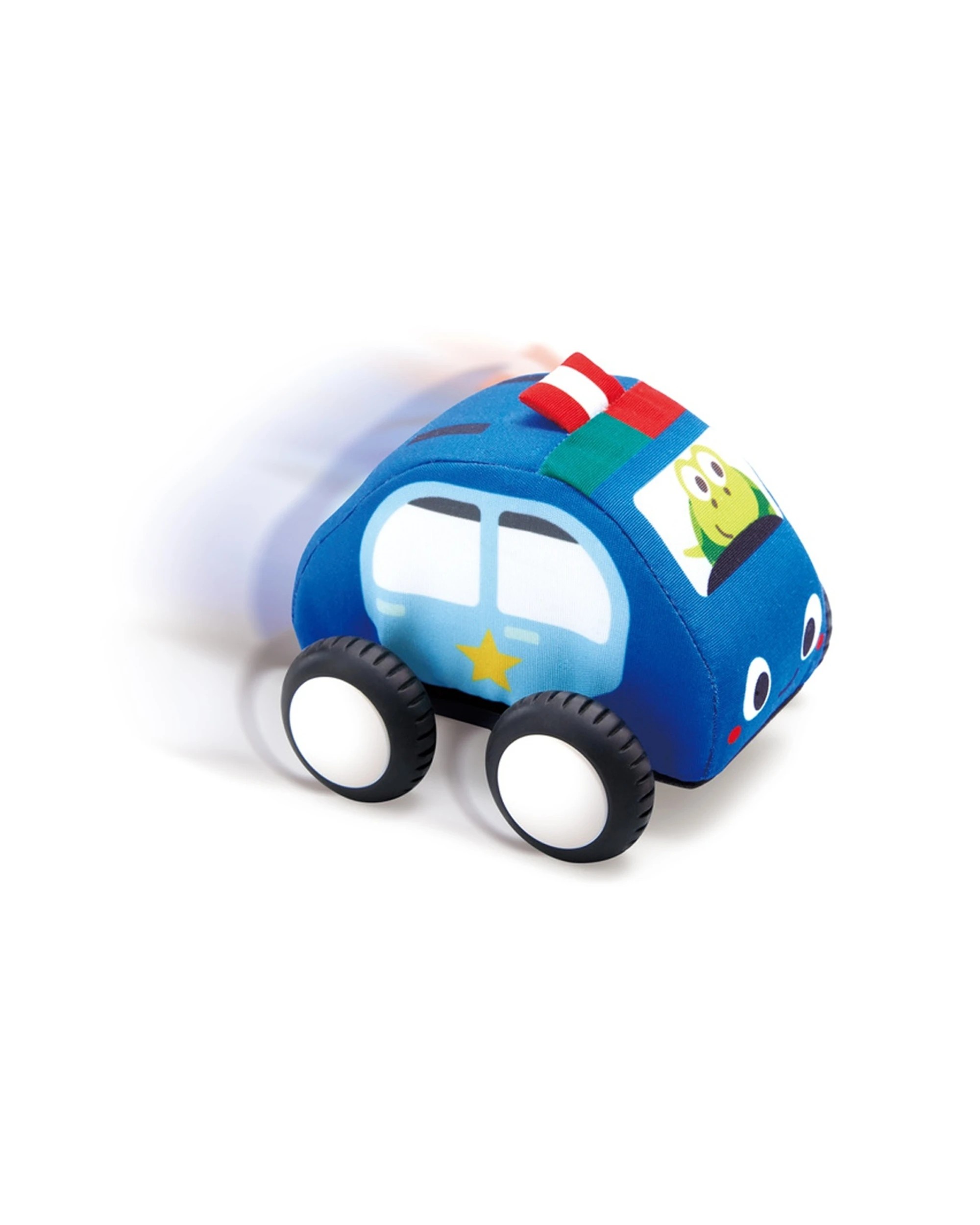 3 Hape Pull-Back Plush Car Set Soft Kids Toy 38x25x9.5cm - Multi, 3 of 4