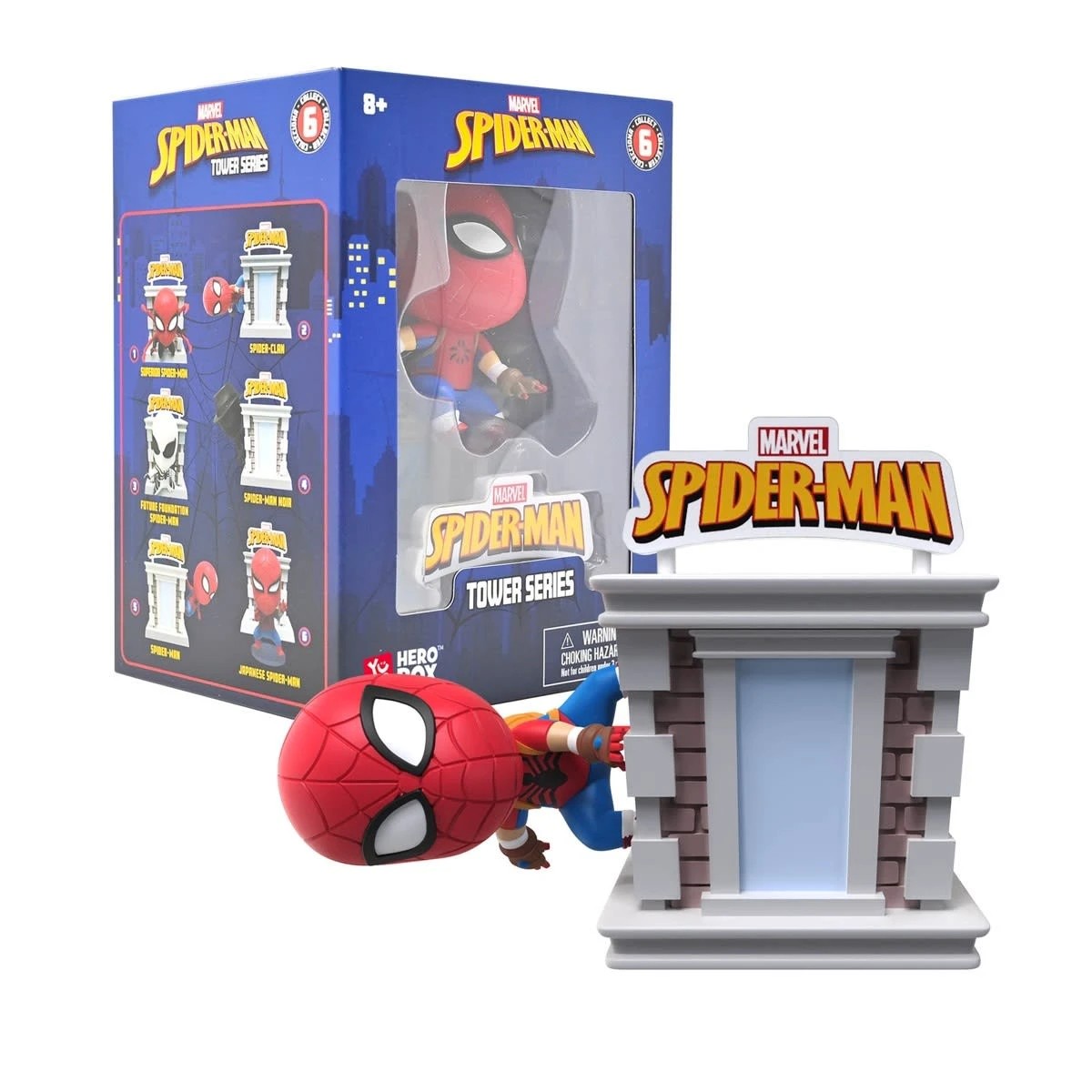 6 YuMe HeroBox Marvel Spider-Man Tower Series Action Figure - Assorted, 6 of 10