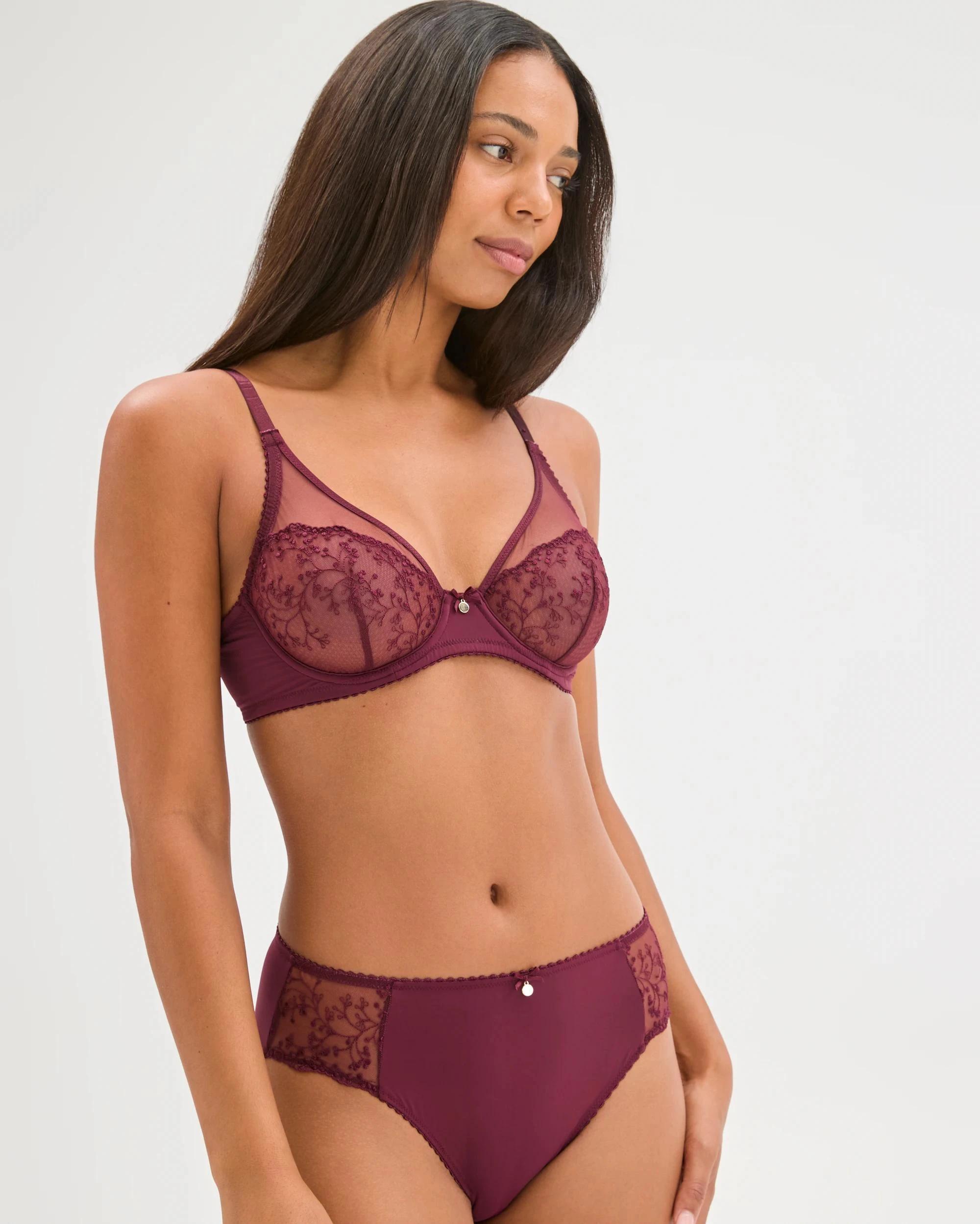 3 Target Woman Reece Underwire Bra DARK MULBERRY, 3 of 6