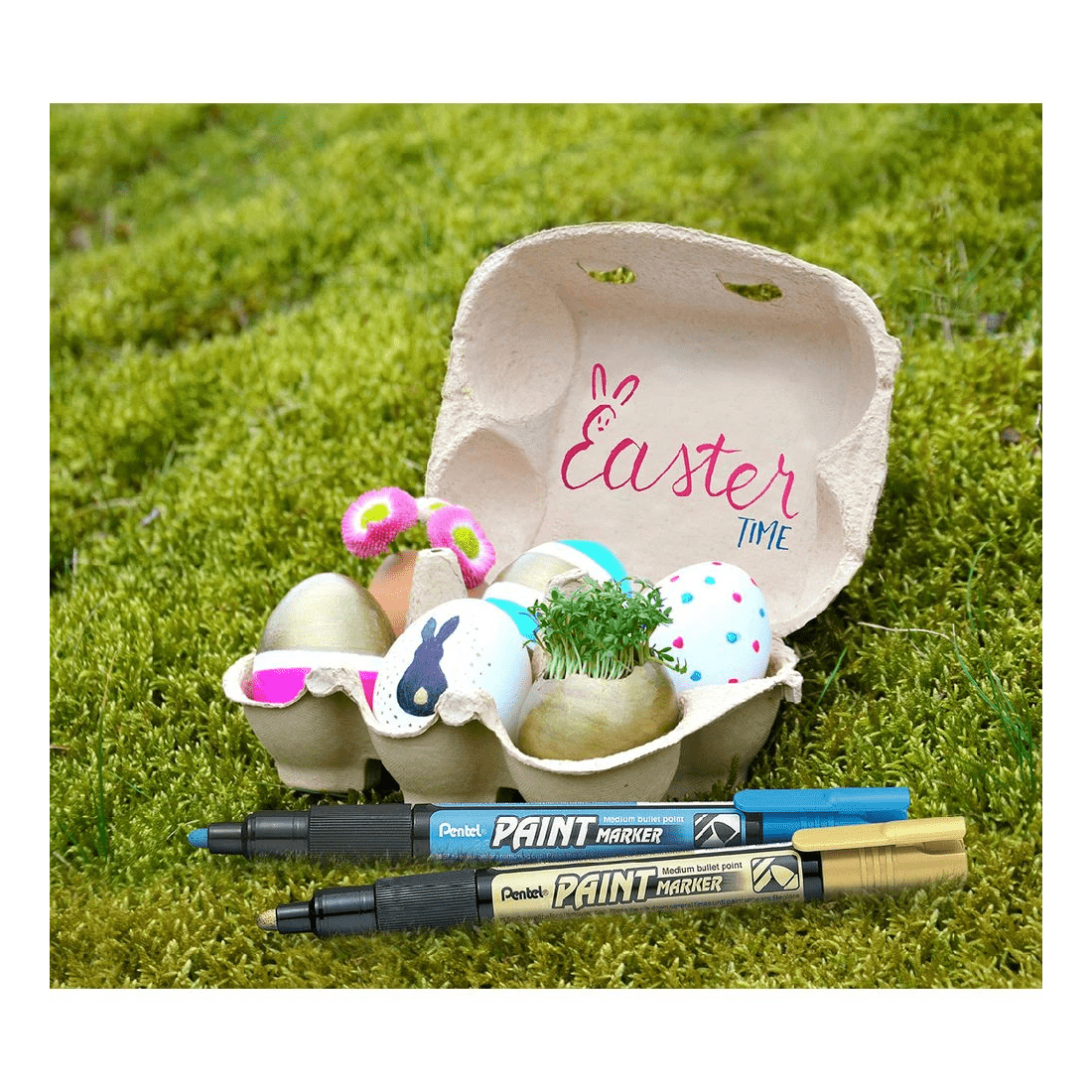 3 Pentel MMP20 Paint Marker Gold, 3 of 4