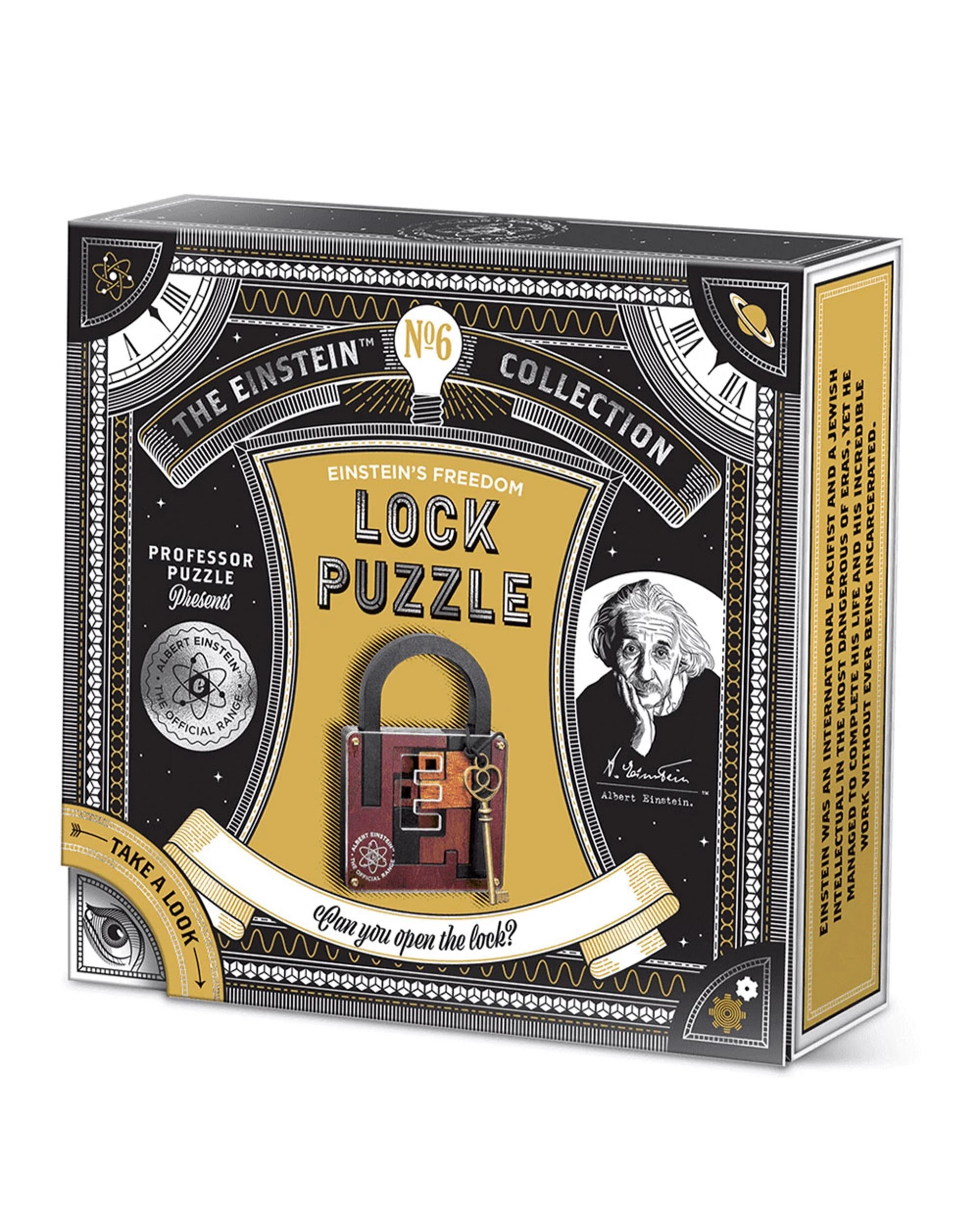 1 Professor Puzzle Einstein's Freedom Lock Puzzle, 1 of 2