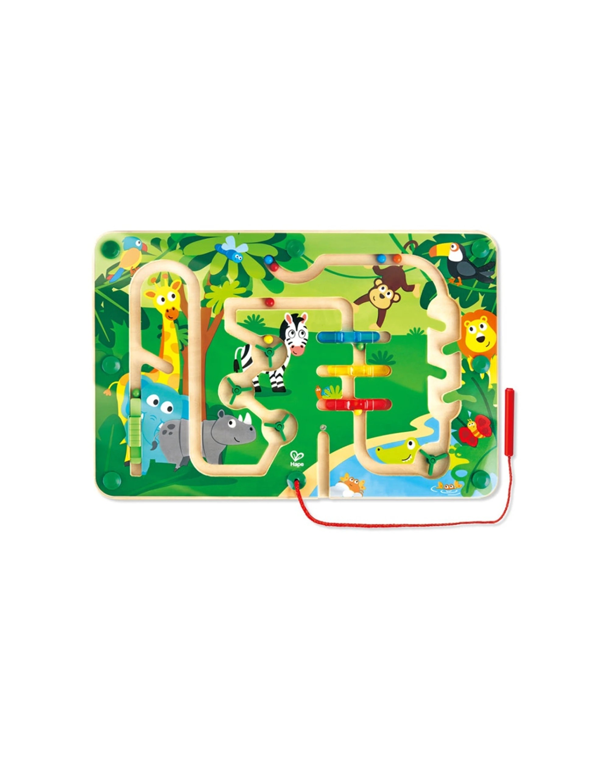 1 Hape Jungle Maze Magnetic Toy 37cm Kids Fun Learning Game - Multi, 1 of 3