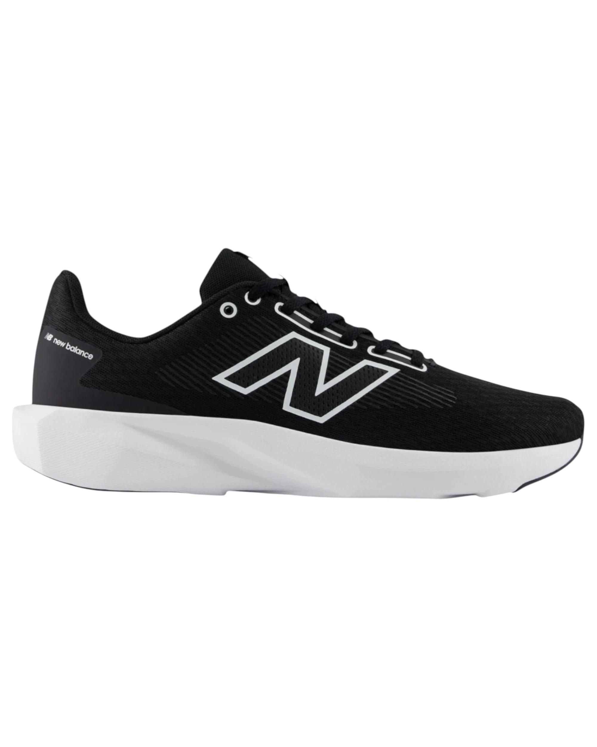 1 New Balance Mens 413 Black/ White Athletic Running Shoes BLACK/WHITE, 1 of 5