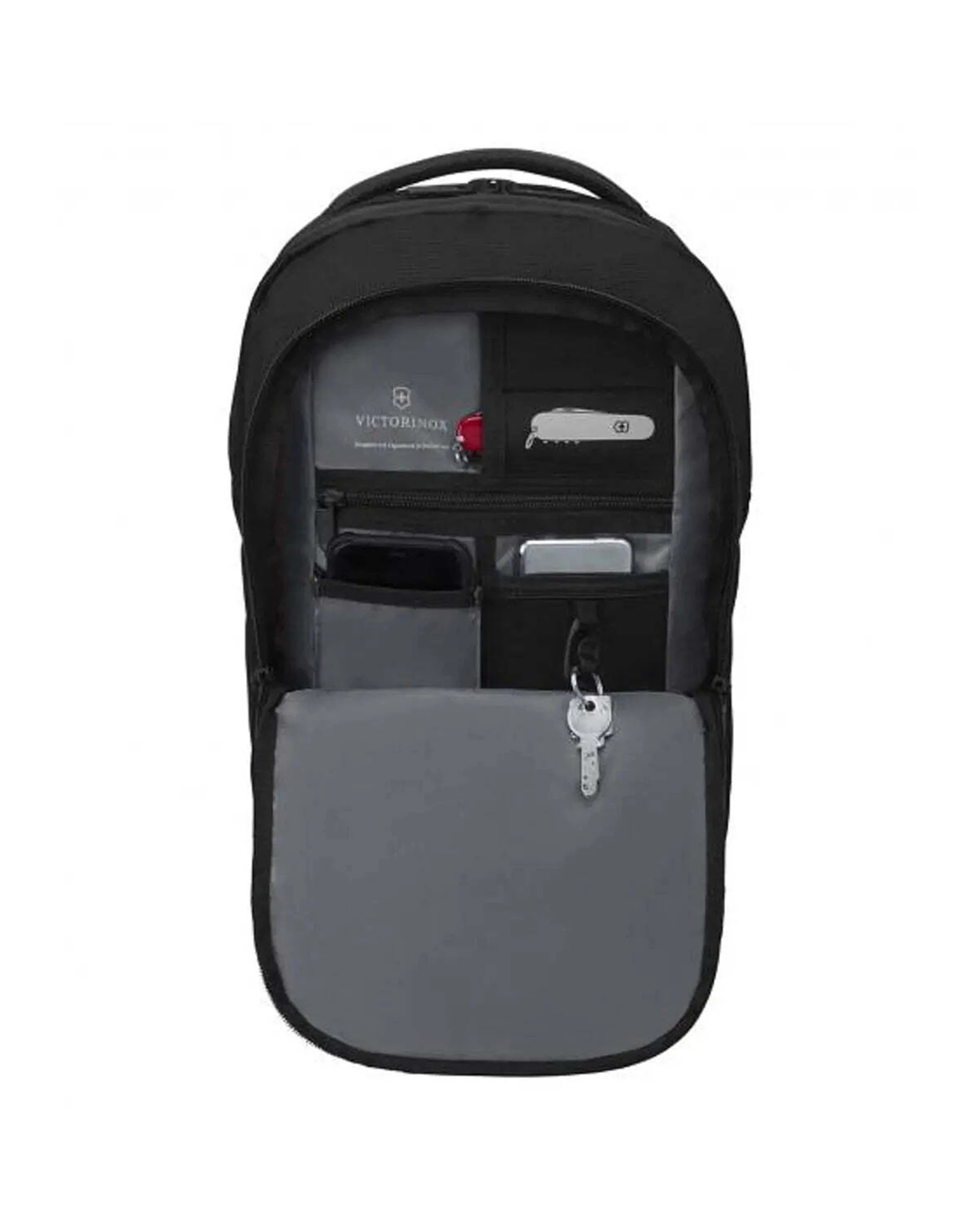 2 Victorinox VX Sport EVO Compact 16in Laptop Backpack Durable Organised Travel Bag 20L - Black, 2 of 6