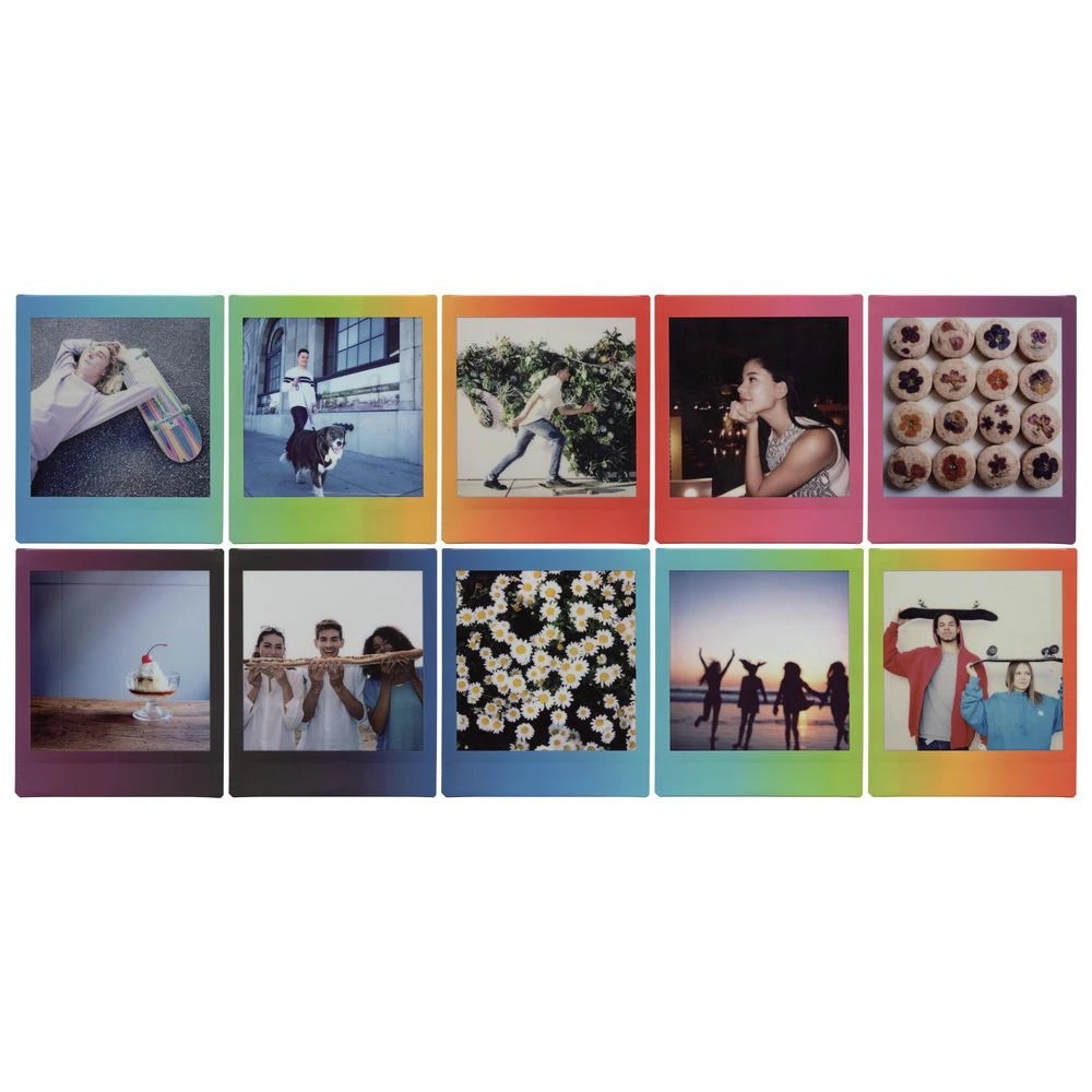 2 Fujifilm Instax Square Film 10 Pack Rainbow, 2 of 2