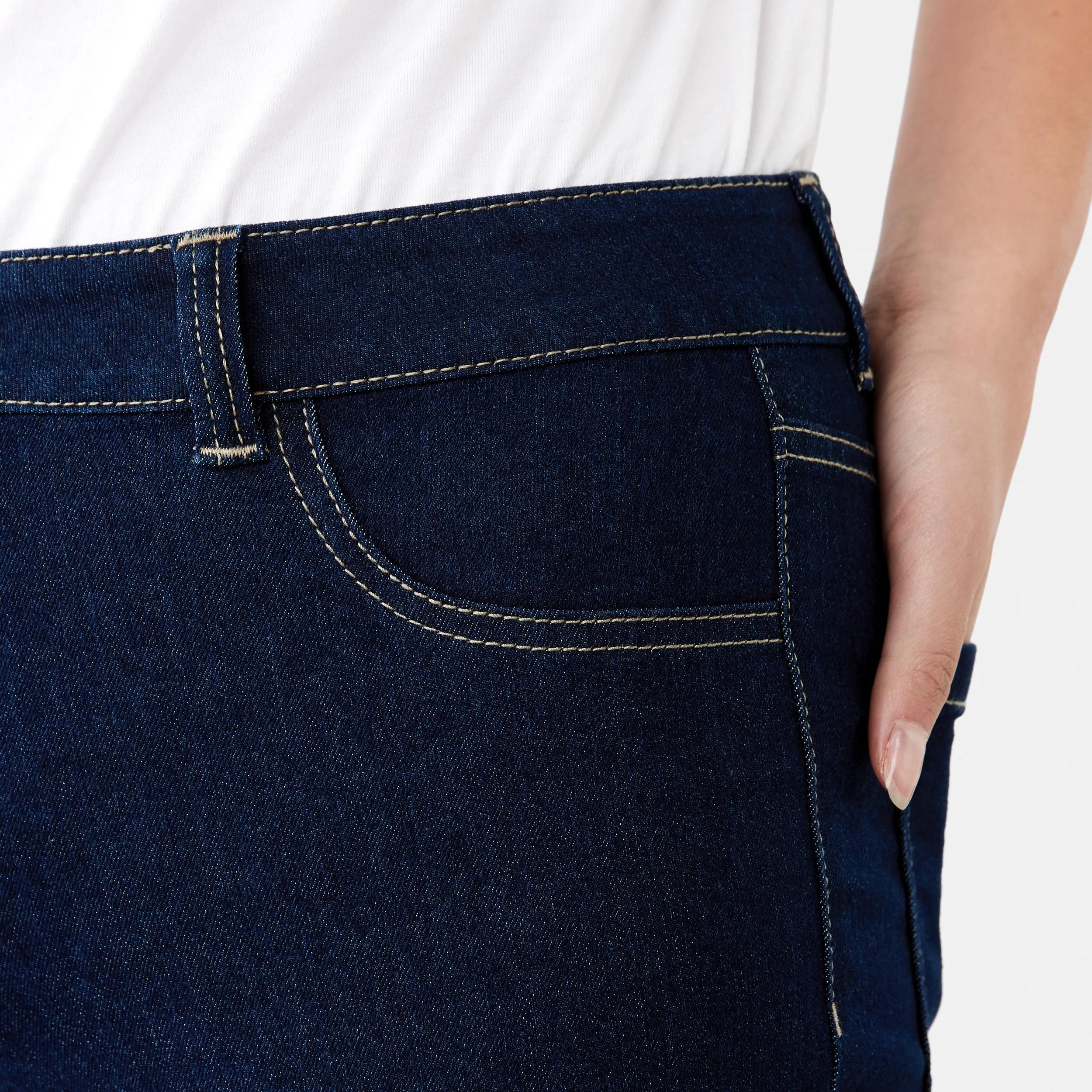 6 Classic Straight Jeans DENIM INDIGO, 6 of 10