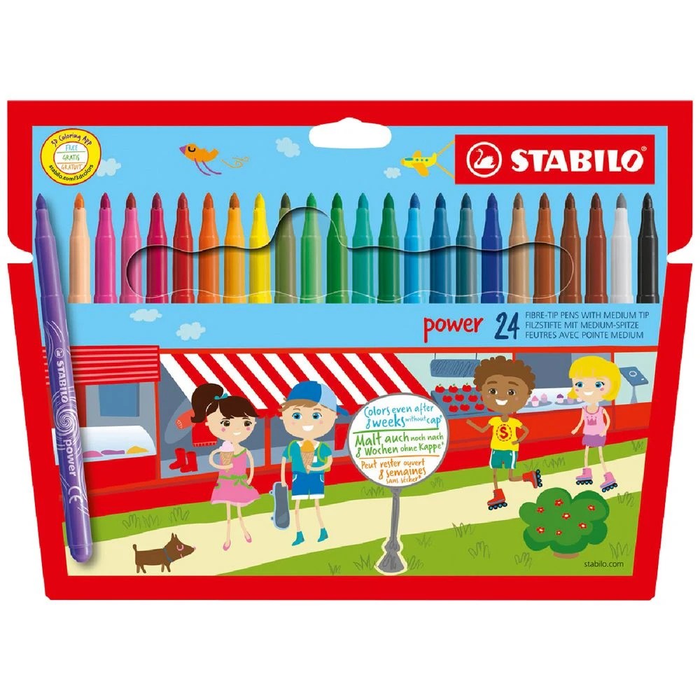 1 Stabilo Power Pens Assorted 24 Pack, 1 of 4