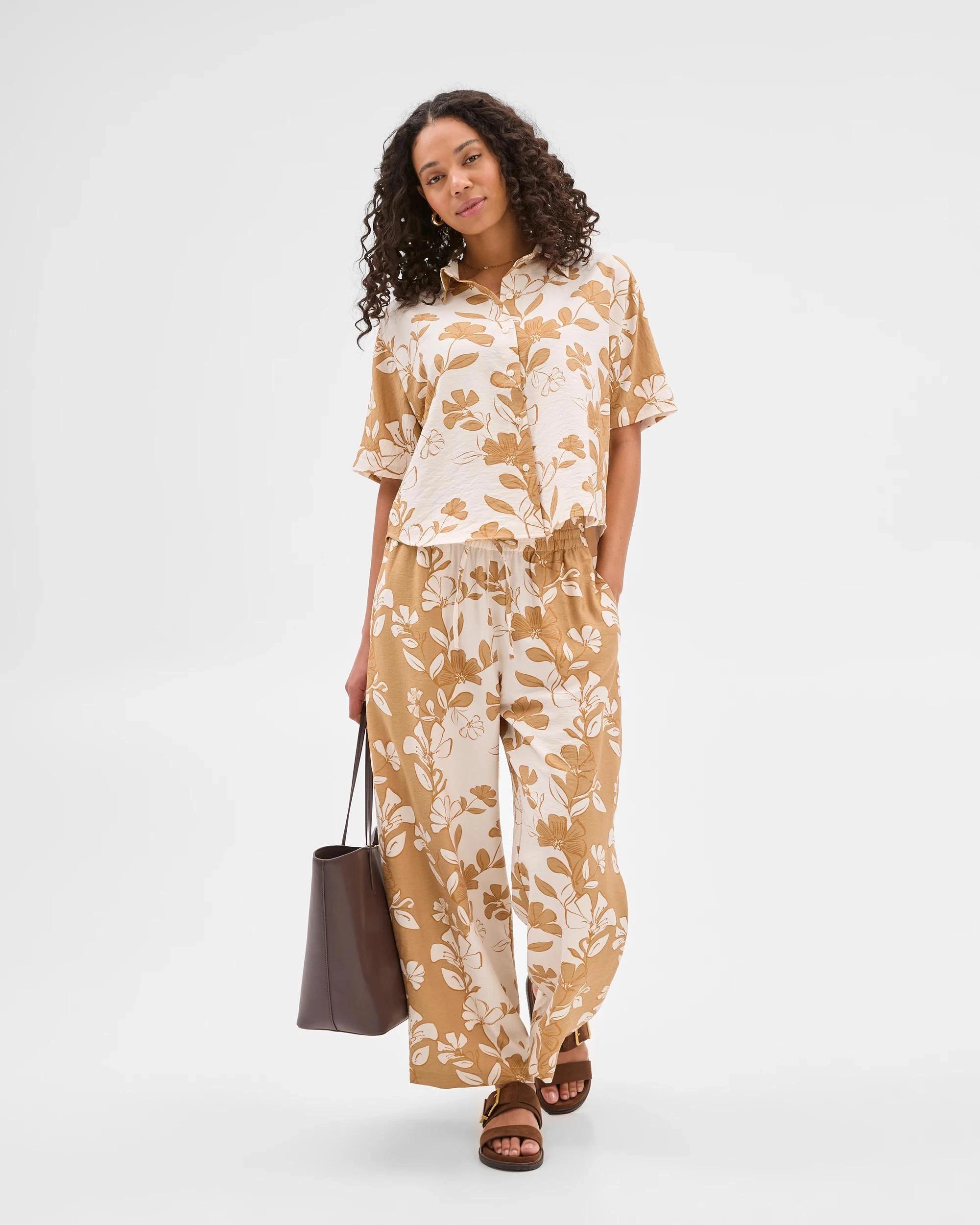 2 Target Printed Co-Ordinated Shirt FLORAL PRINT, 2 of 6