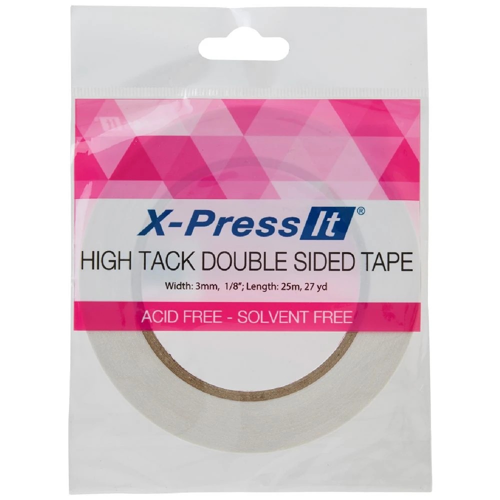 1 X-Press It High Tack Double-sided Tape 3mm x 25m, 1 of 4