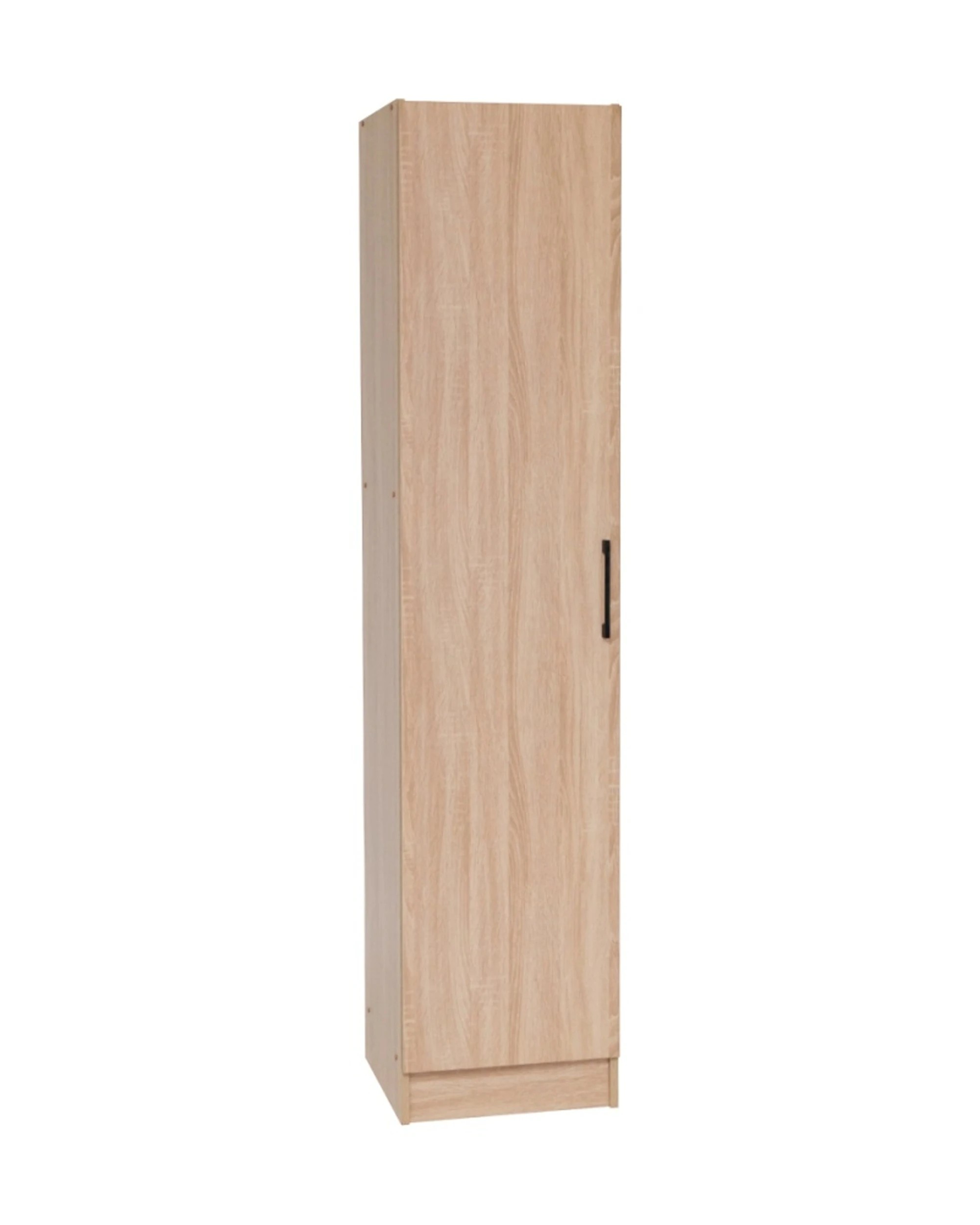 1 Alpine Bay Classic Multi-Purpose 1 Door Storage Cabinet Cupboard - Natural, 1 of 9