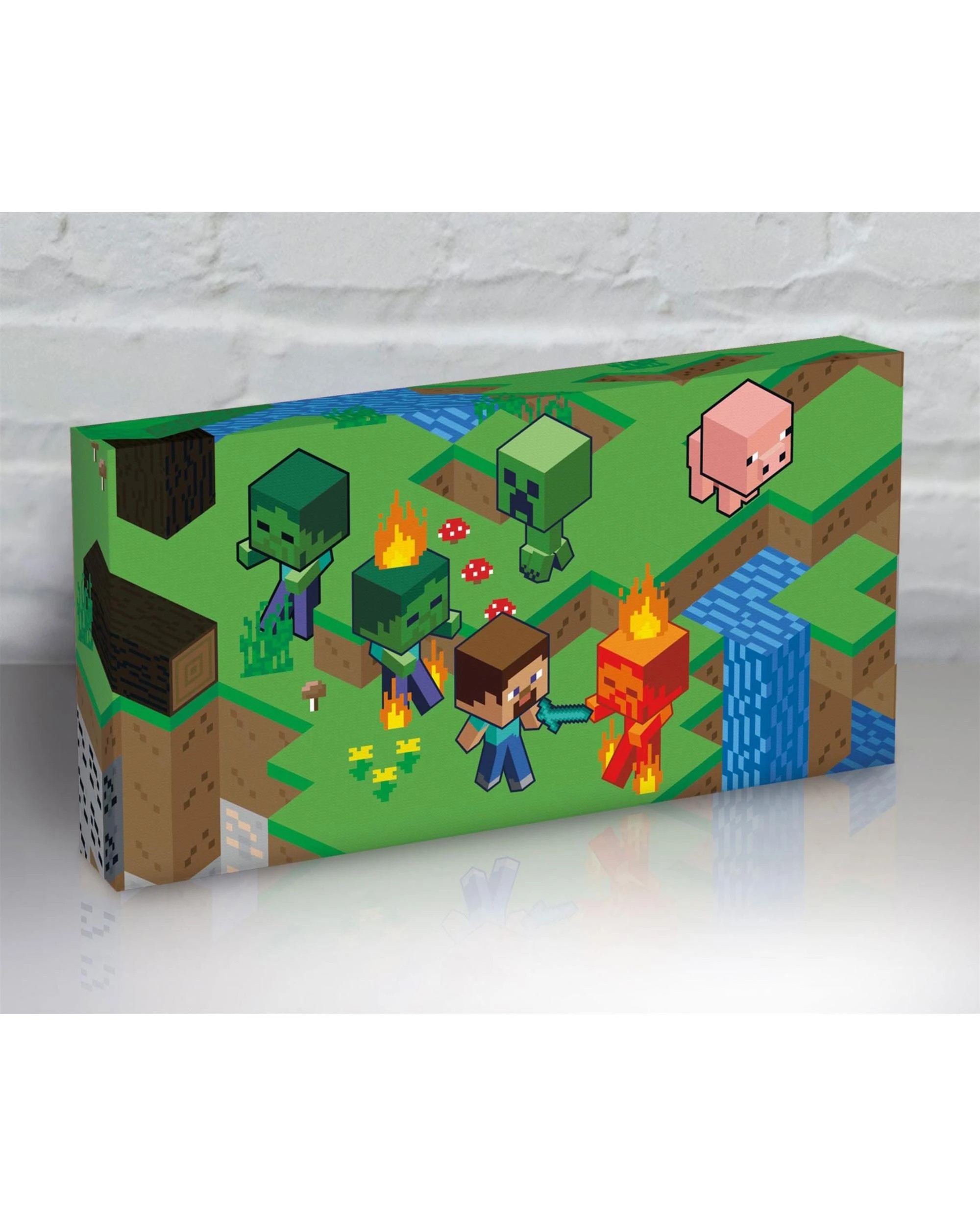 2 Minecraft Blocks Light Up Canvas, 2 of 4