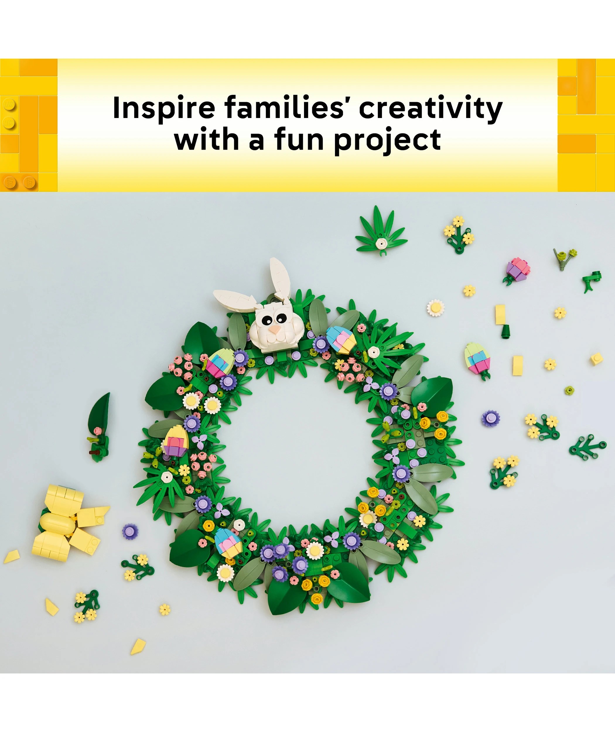 6 LEGO Iconic Spring Wreath 40957, 6 of 10