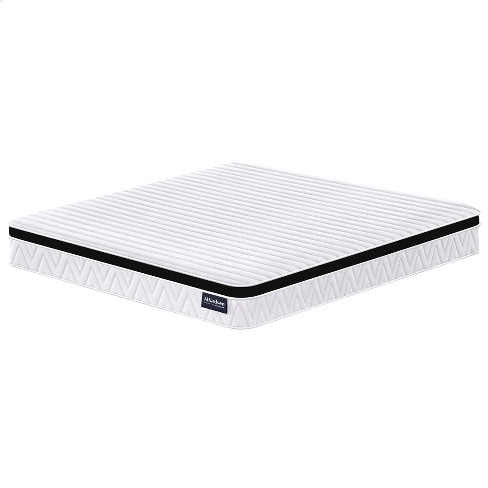 1 Alfordson Mattress 17CM Euro Top Spring Foam Bedding Medium Firm - Single Bed, 1 of 10