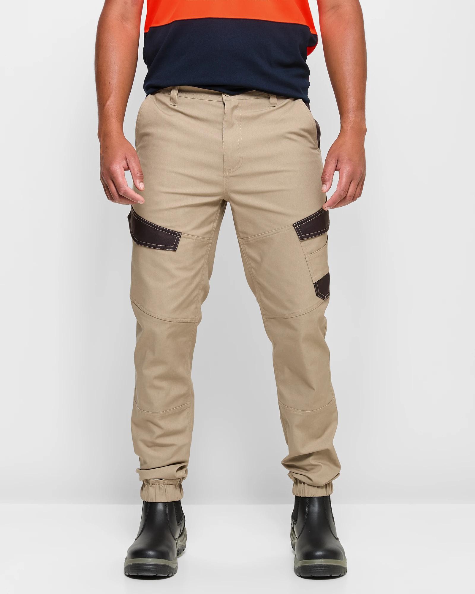 1 Australian Cotton Performance Cargo Jogger Pants - Graphite STONE, 1 of 5