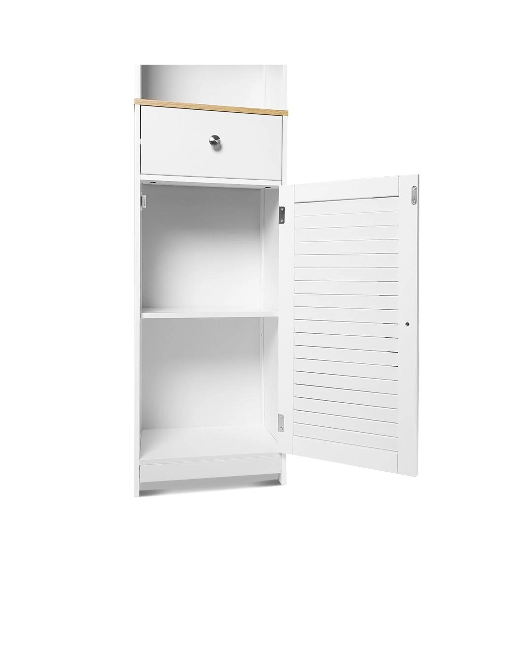 7 Auston Tall Bathroom Storage Cabinet, 7 of 10