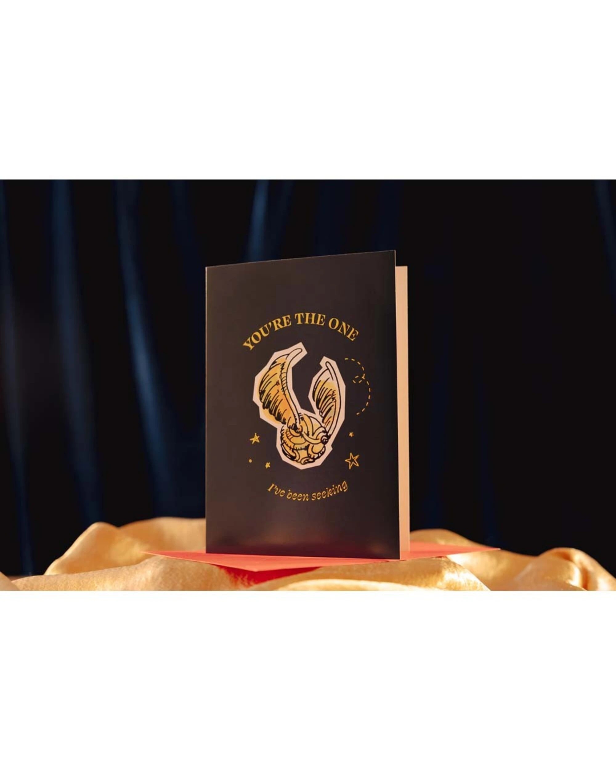 3 Harry Potter - Golden Snitch Valentines Greeting Card, 3 of 3