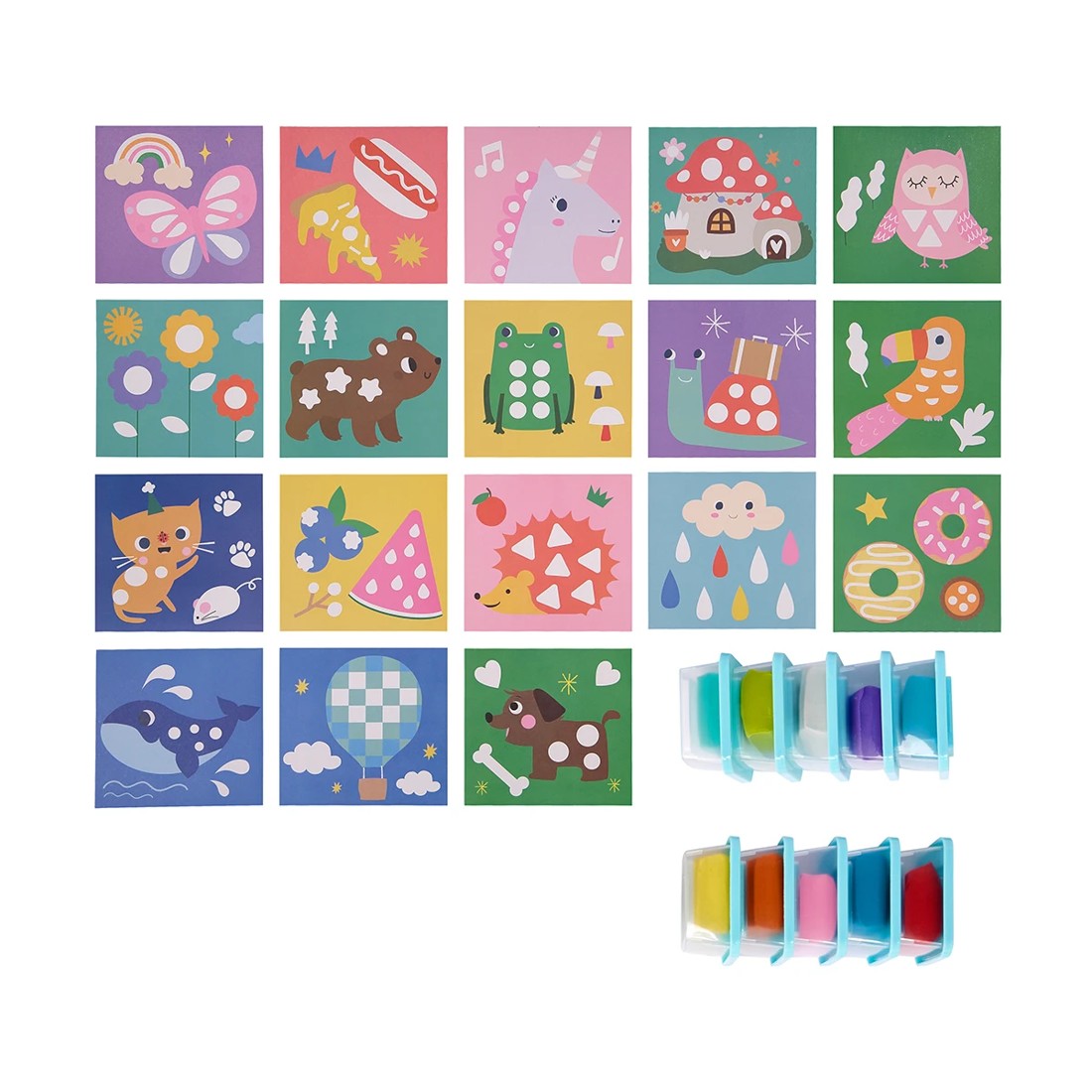 2 28 Piece Modelling Clay Art Tub, 2 of 10