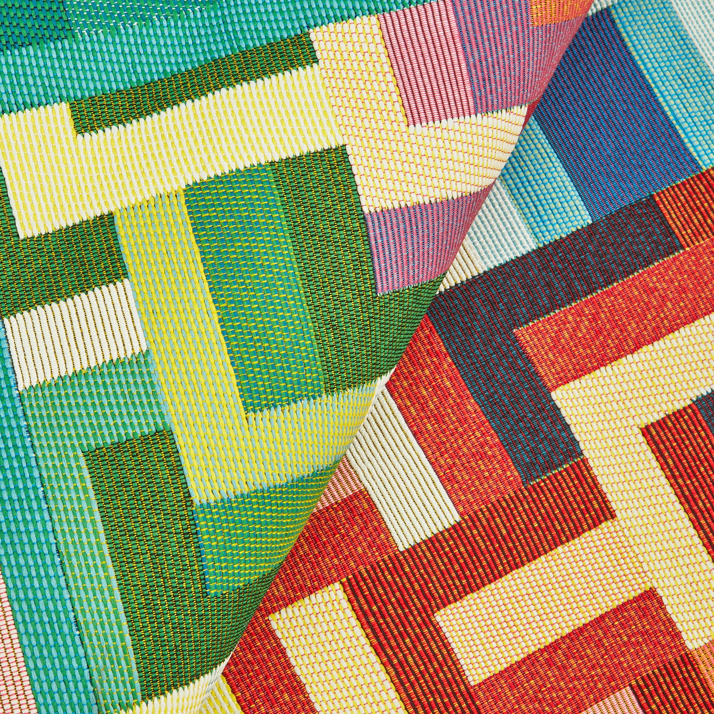 8 Common Ground Rugs Horizon Tala 160x100cm - Small Outdoor Rug - Multi, 8 of 8