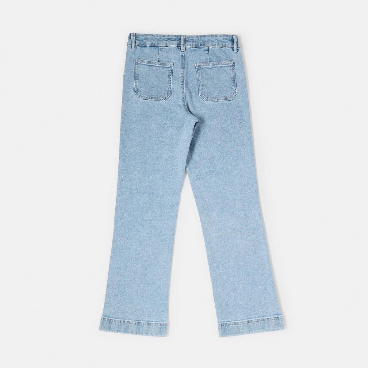 10 Flared Pocket Jeans Mid Denim, 10 of 10