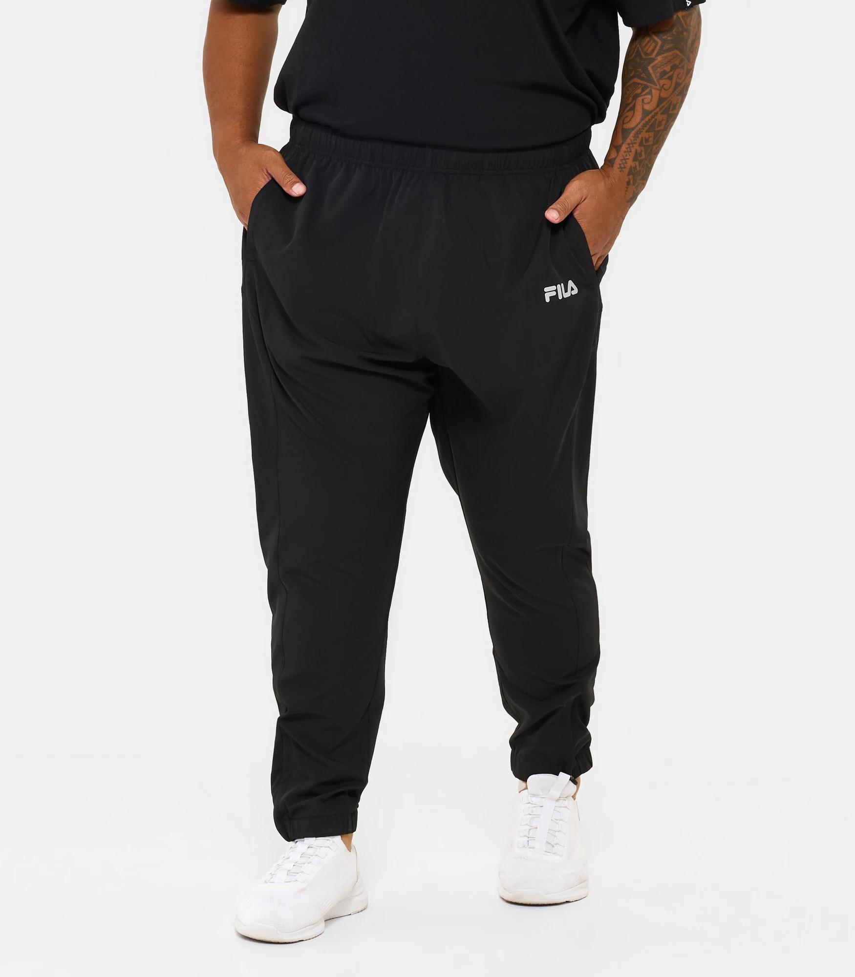 1 Fila Plus Size Judd Trackpants BLACK, 1 of 5