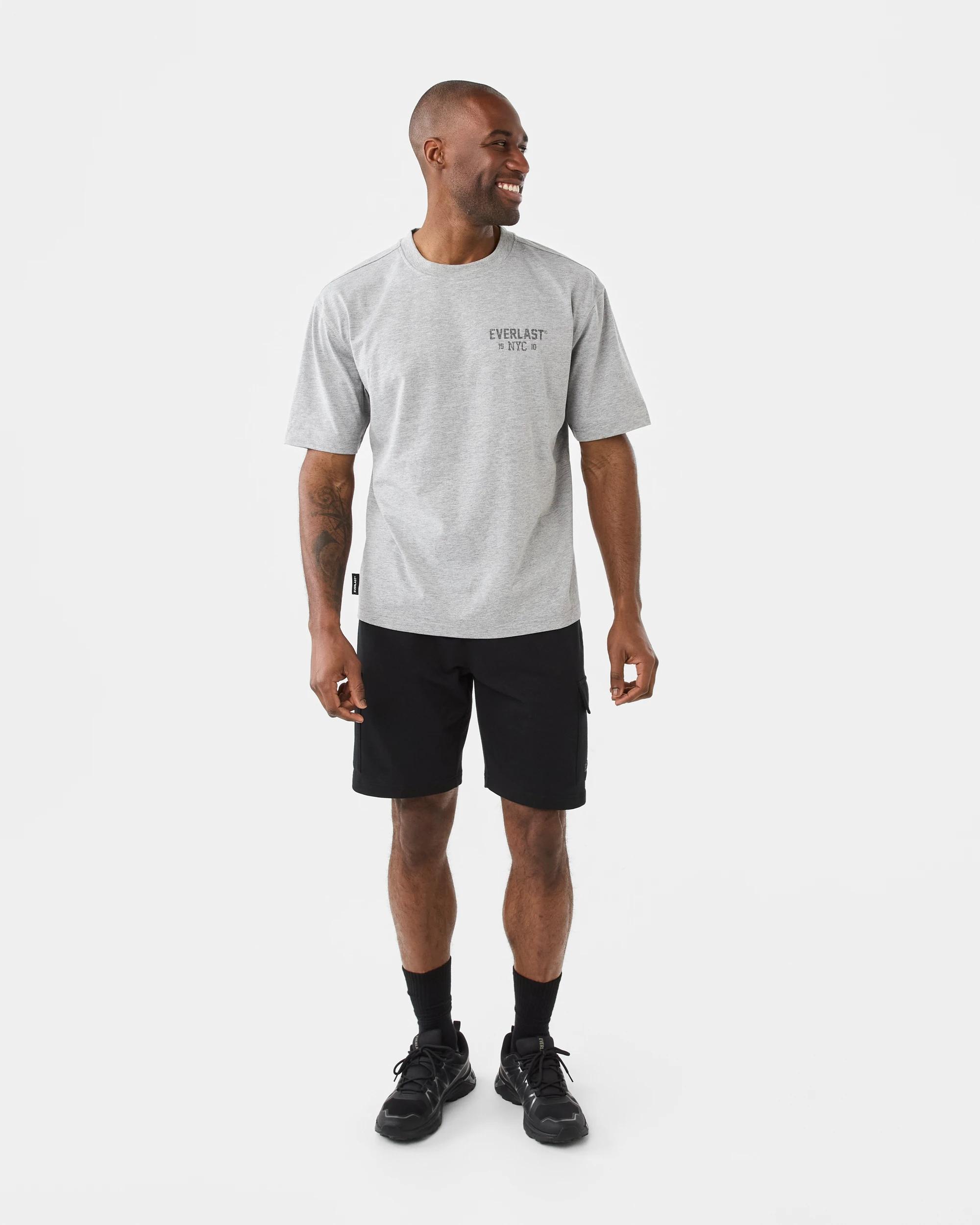 8 Everlast Mens Street Cargo Shorts Black, 8 of 8