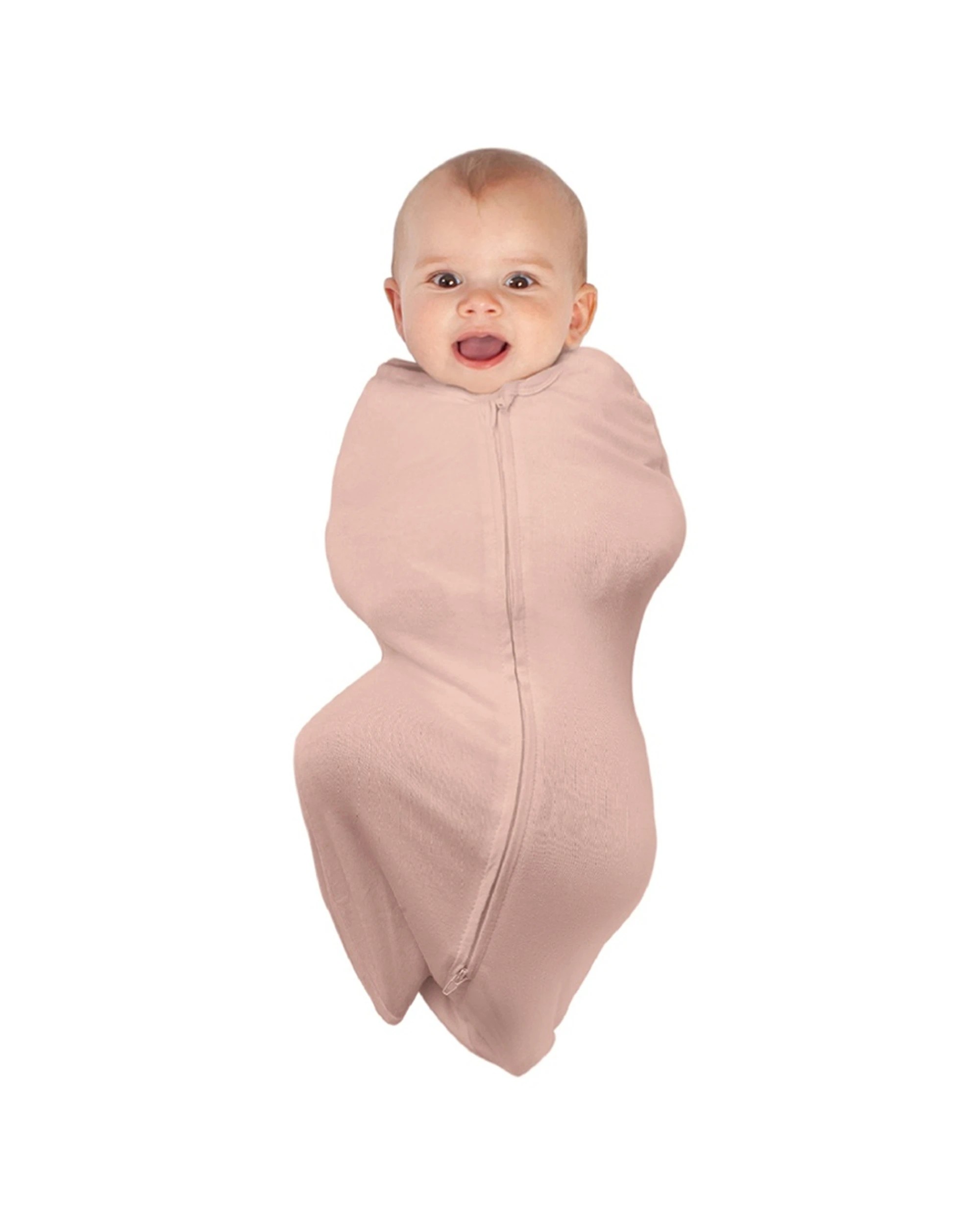 1 Baby Studio Swaddle Pouch Baby Infant Organic Cotton 1.0 Tog Small - Pink, 1 of 6