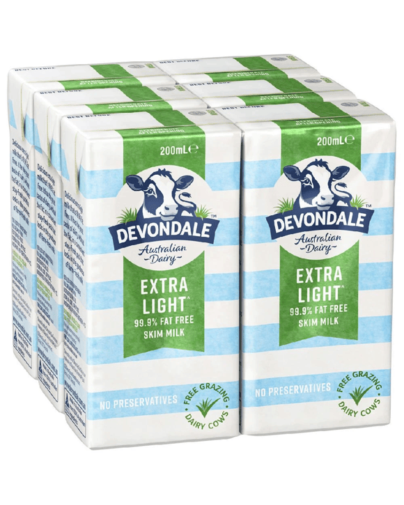 Devondale Skim UHT Milk 200mL 6 Pack