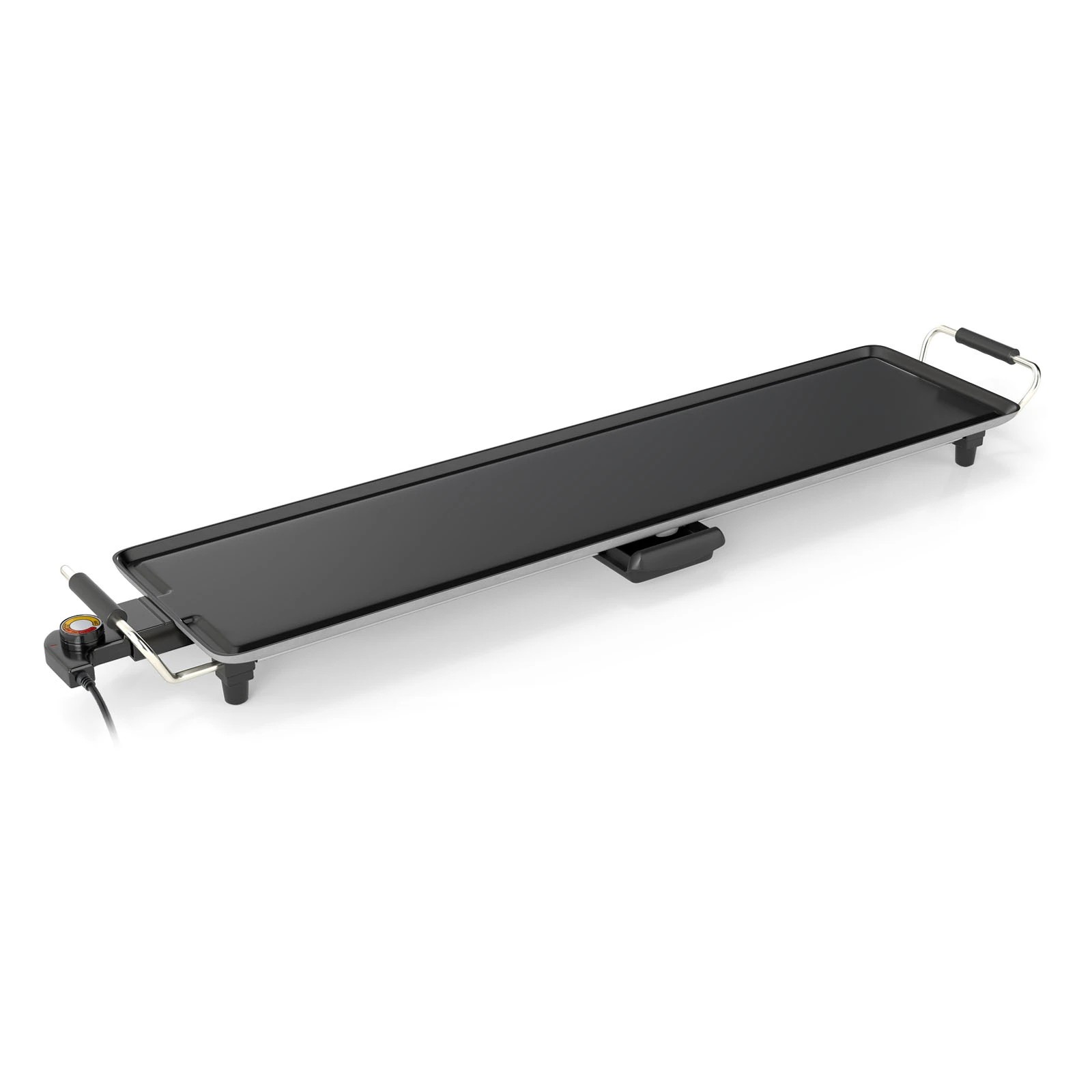1 Costway 89cm BBQ Grill Extra Large Electric Griddle w/Insulated Handles - Black, 1 of 1