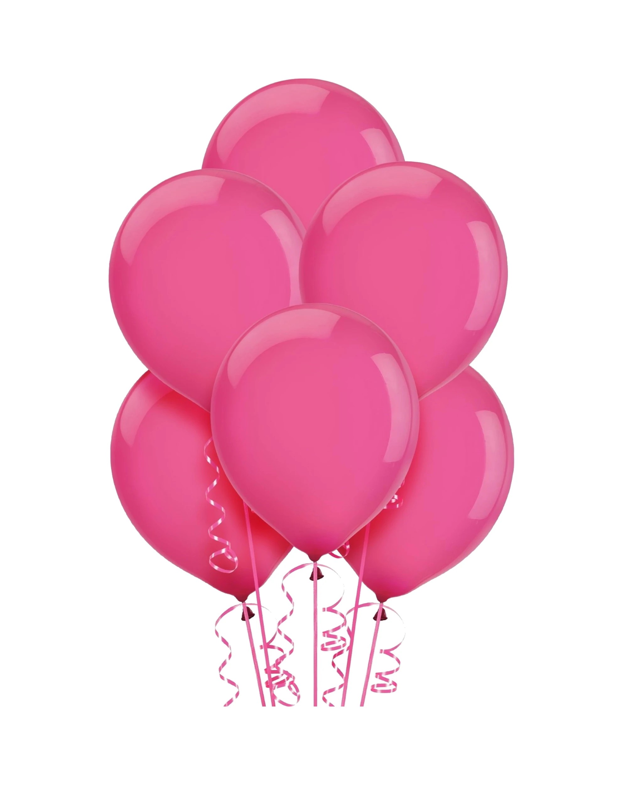 1 Unique Hot Pink Balloons 30cm Round Pack of 100 - Hot Pink, 1 of 1