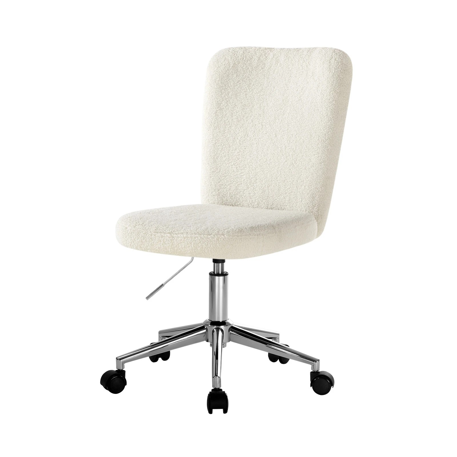 1 Oikiture High Back Armless Home Office Chair Boucle
 - Multi, 1 of 10