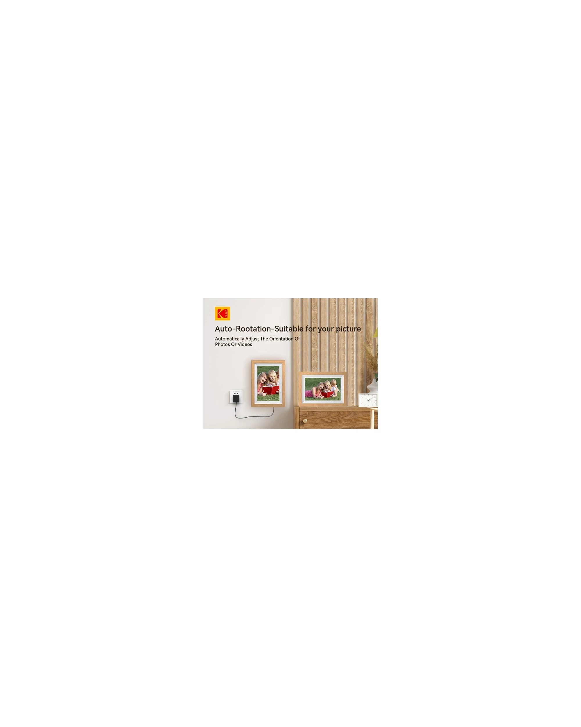 7 Kodak RCF-1012W 10.1 Inch Wi-Fi Photo Frame 32GB, 7 of 8