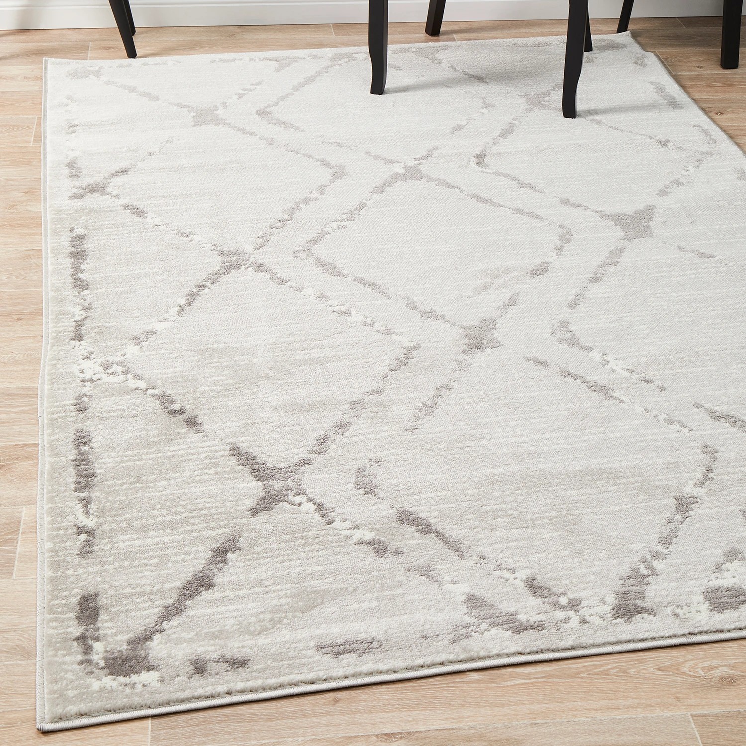7 Common Ground Rugs Linea 606 230x160cm - Medium Pet Friendly Floor Rug - Silver, 7 of 7