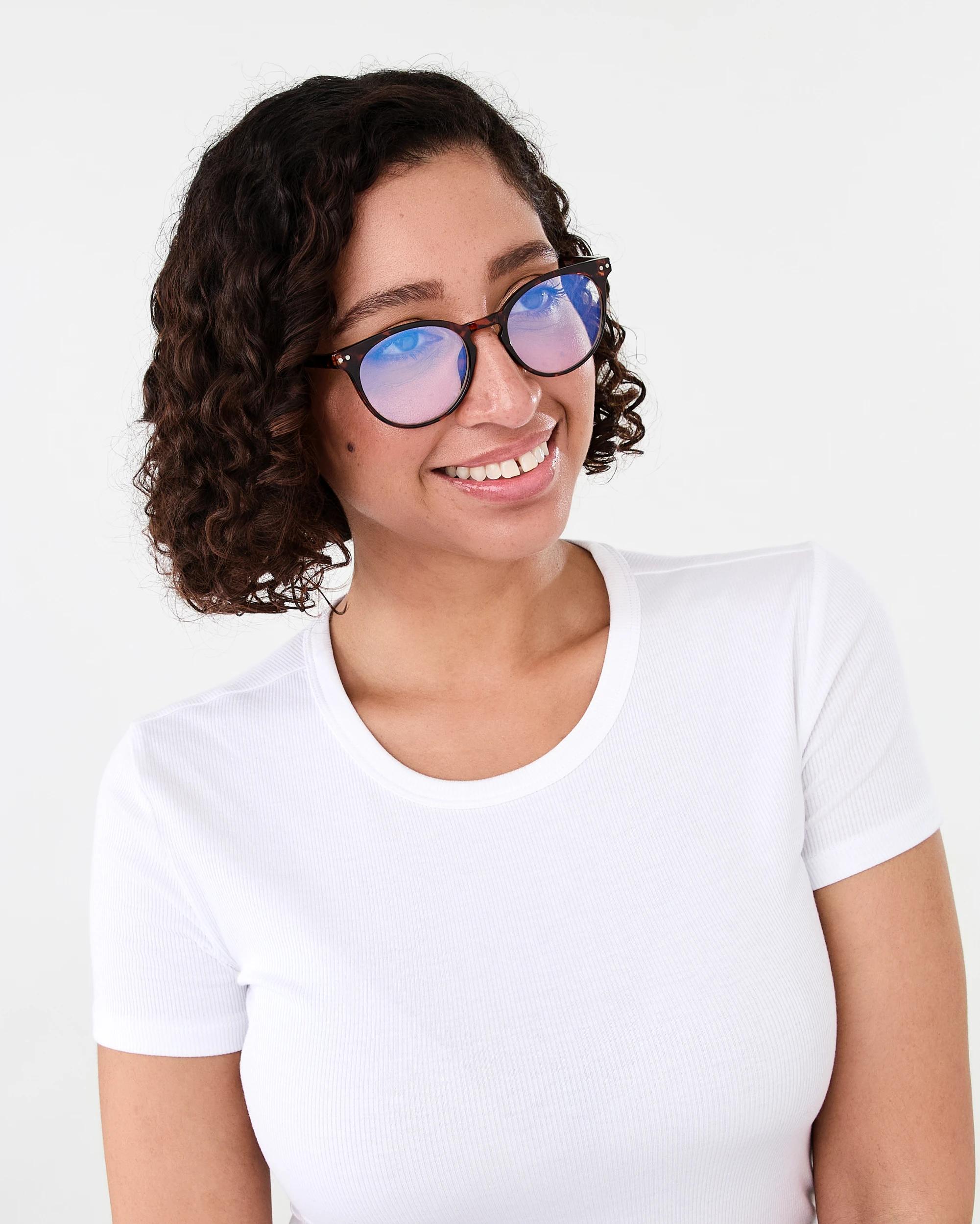 5 Round Blue Light Glasses Tort, 5 of 6