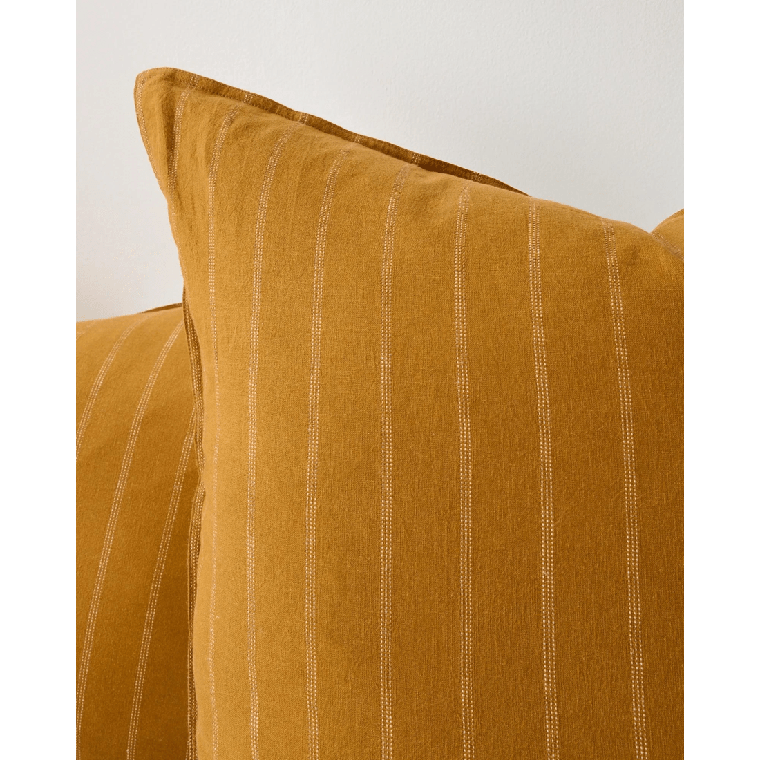 3 Target Adelle Stripe Linen/Cotton European Pillowcase - Yellow, 3 of 6